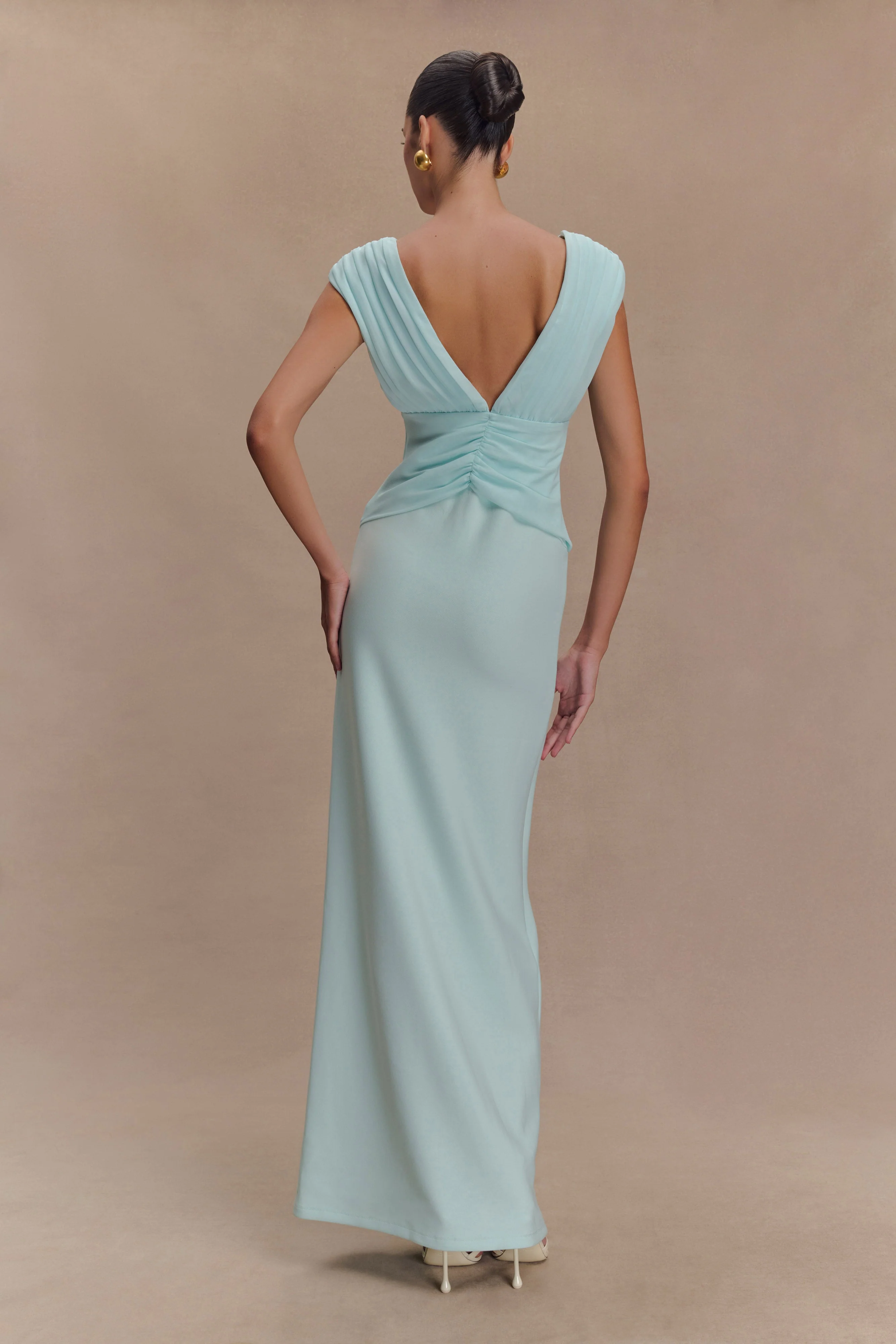 Monique Maxi Dress - Ice Blue