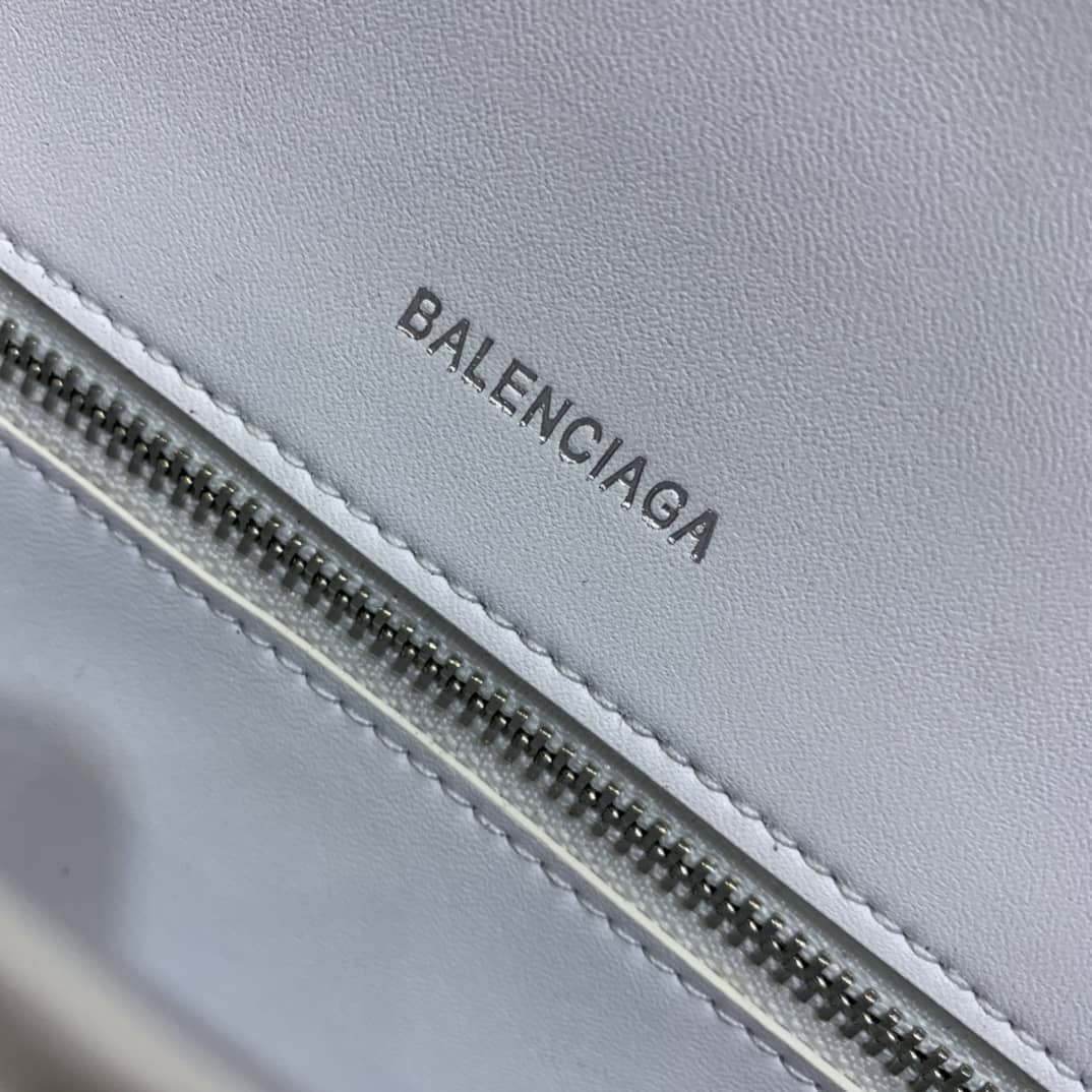 Balenciaga Hourglass Leather Top Handle Replica Bag - Replicaclubs