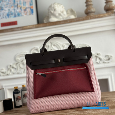 Hermès Herbag Zip 31 Bag | 31x25x10 cm | Luxury Canvas & Leather Shoulder Bag for Women | Spacious Everyday Hermès Tote1:1High-quality replica