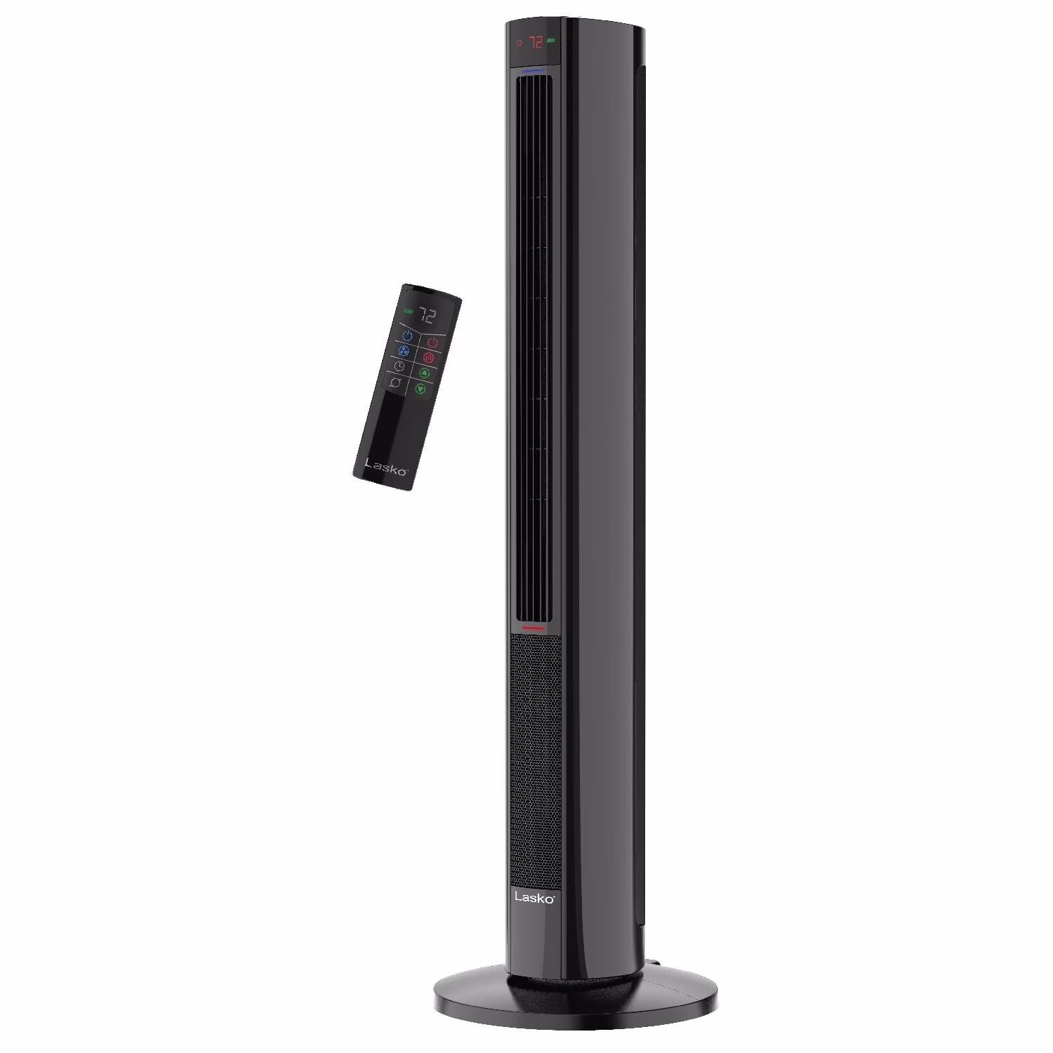 Lasko 42" 1500W All Season Tower Fan & Space Heater with Timer and Remote, White, FH500 - Image 3