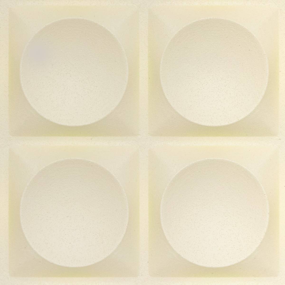 Set of 2 Wall Stickers "Oren" White, 50x50 cm