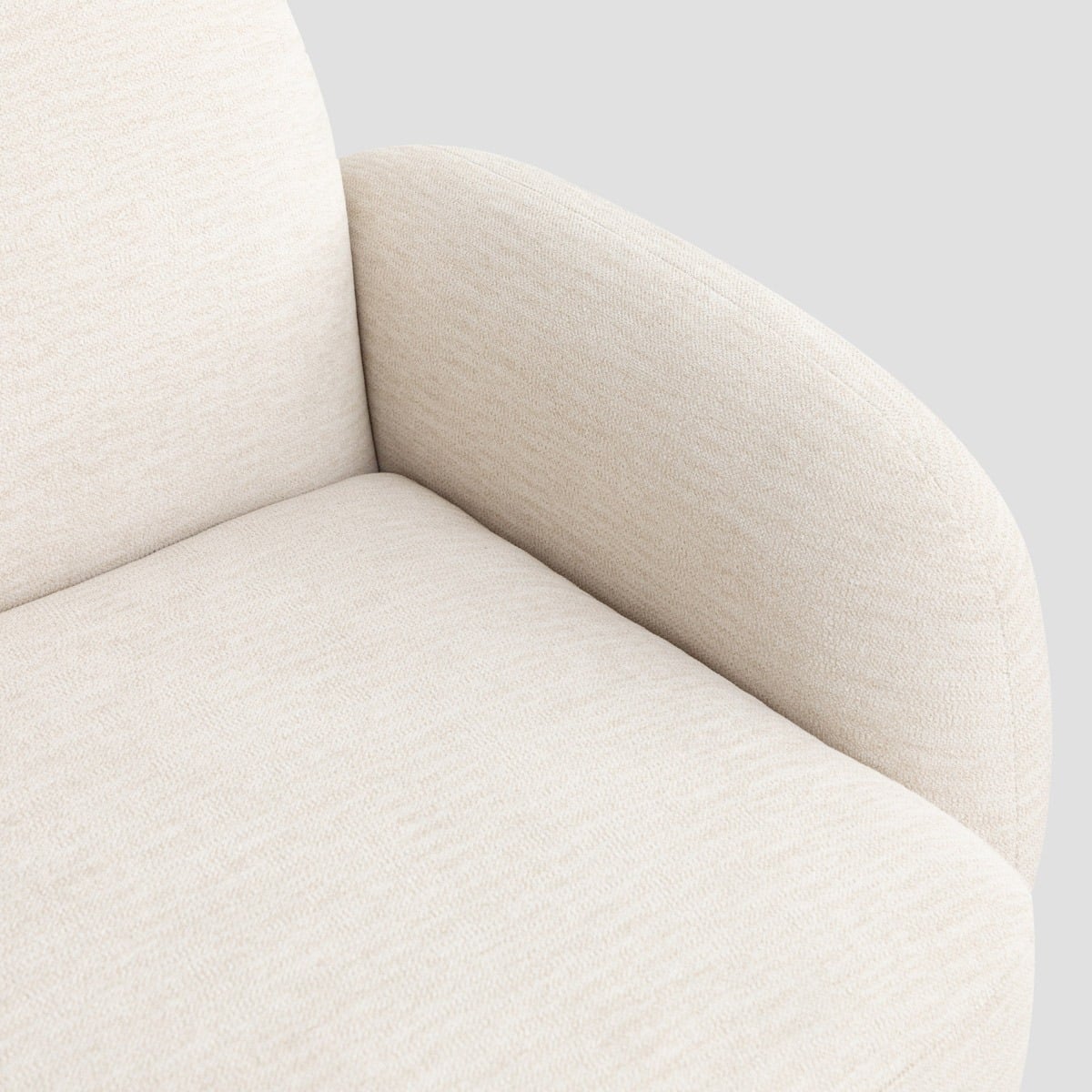 Fotel HELMI ecru 108x87x73 cm