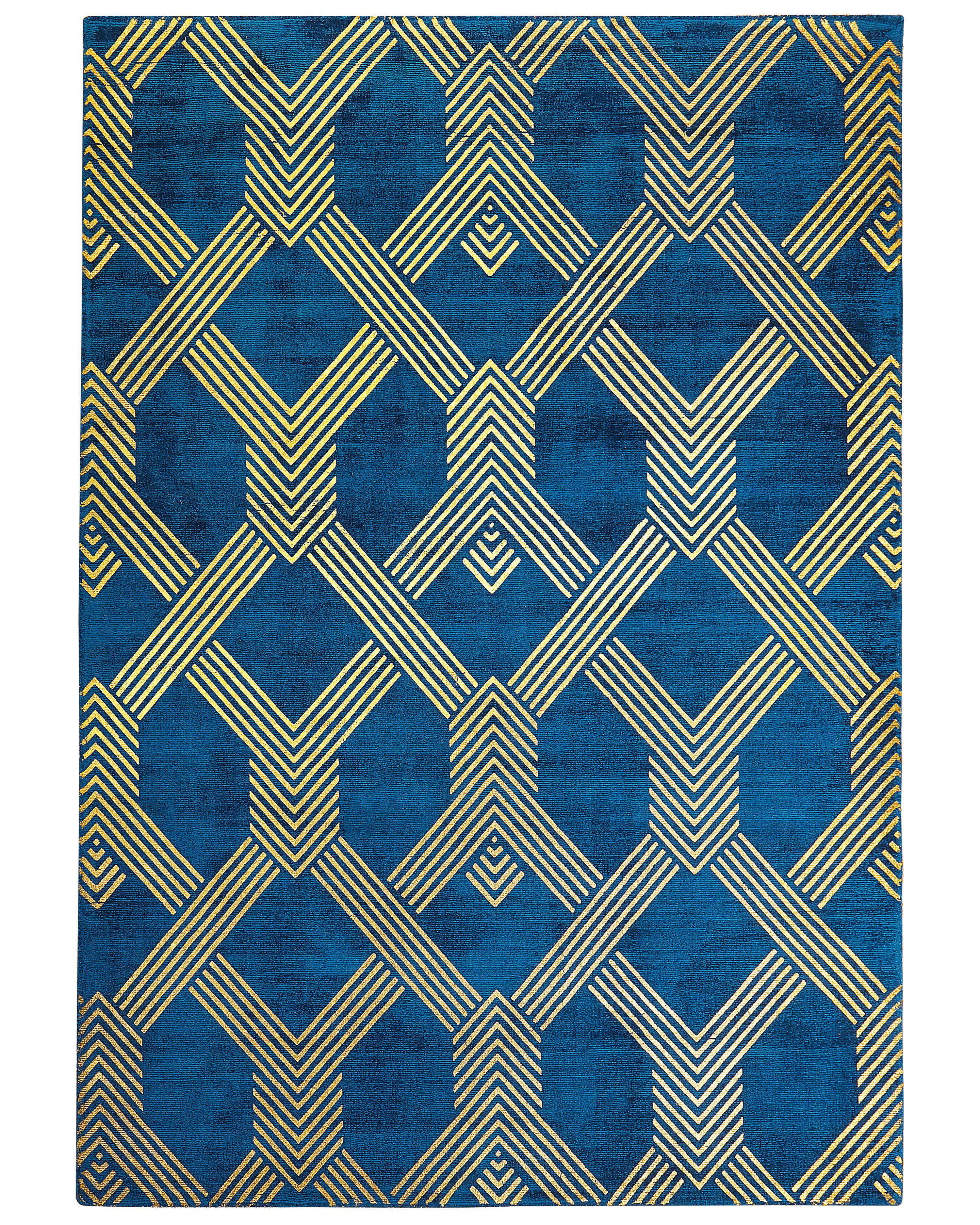 Rug VEKSE Blue 160 x 230 cm Viscose