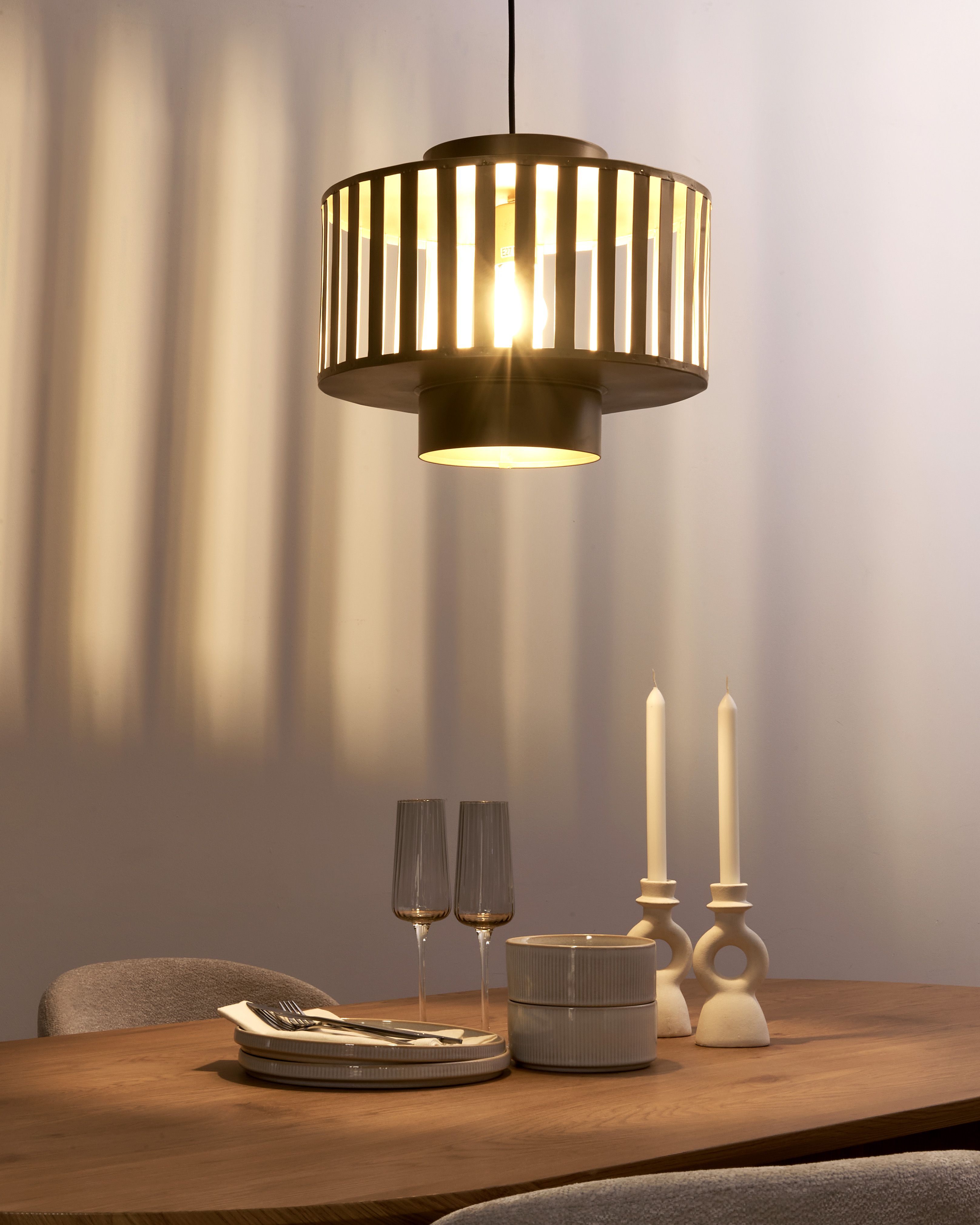 Pendant Lamp HUGLI Metal Brass
