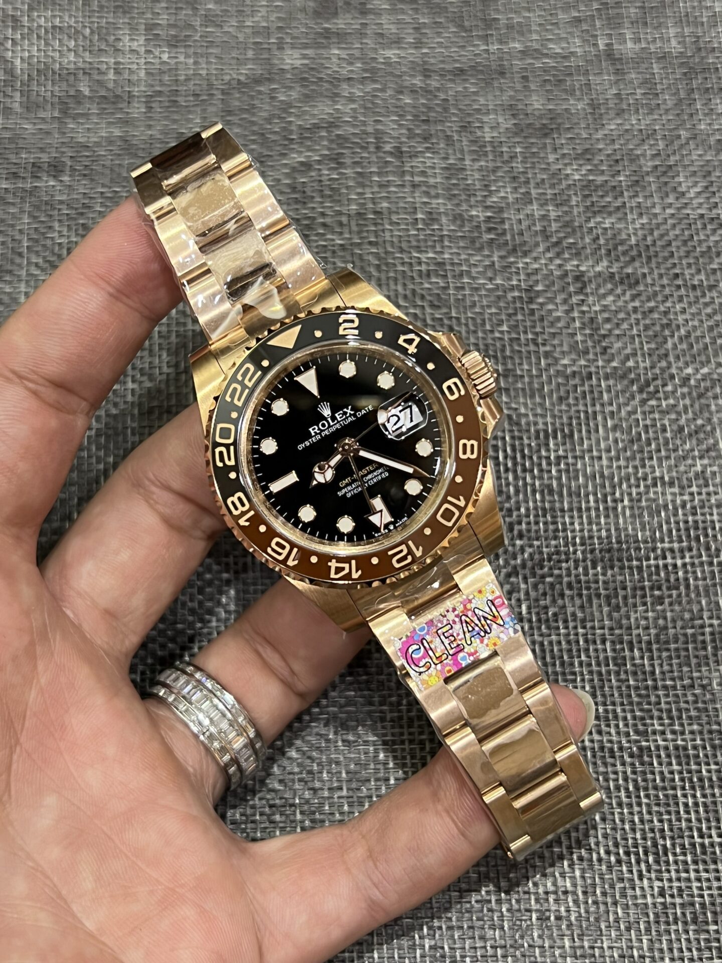 Rolex GMT-Master II 126715CHNR Replica Watch Root Beer Clean Factory 40mm - Elite Watch Atelier