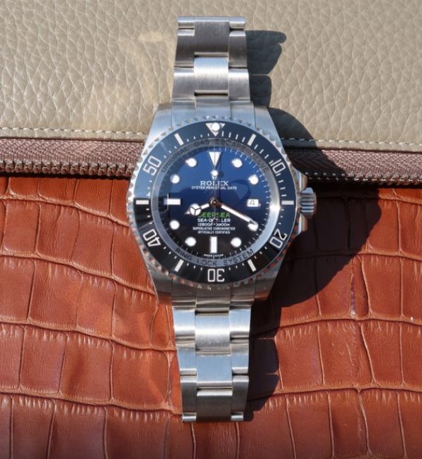 Replica Rolex Sea-Dweller DEEPSEA 116660 D-BLUE  Noob V7 SA3135 - Top club
