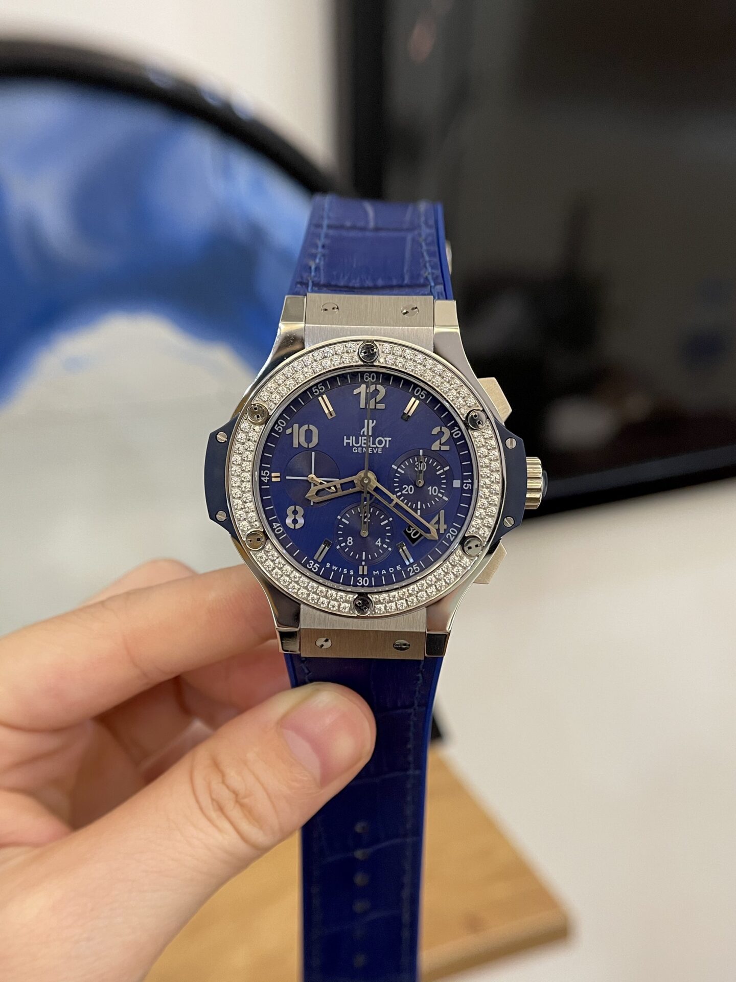 Hublot Replica Watch Big Bang Chronograph Blue 44mm - Top club