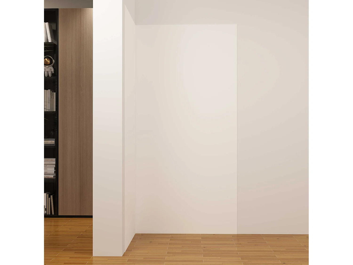 Lot de 2 panneaux muraux de douche blanc mural aluminium avec 3 profiles - L.40 x L.90 x H.210 cm - Étanche, durable et facile à nettoyer