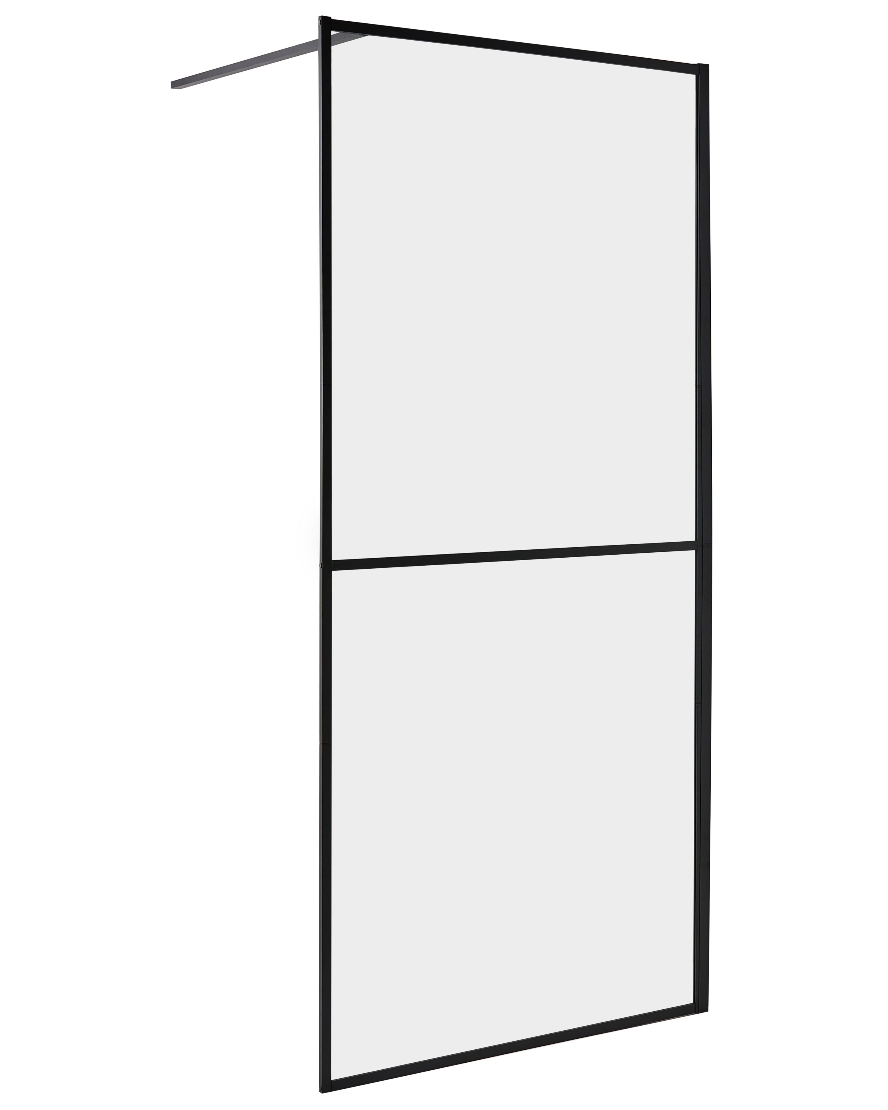Shower Screen ACULEO 900 x 1950 mm Black