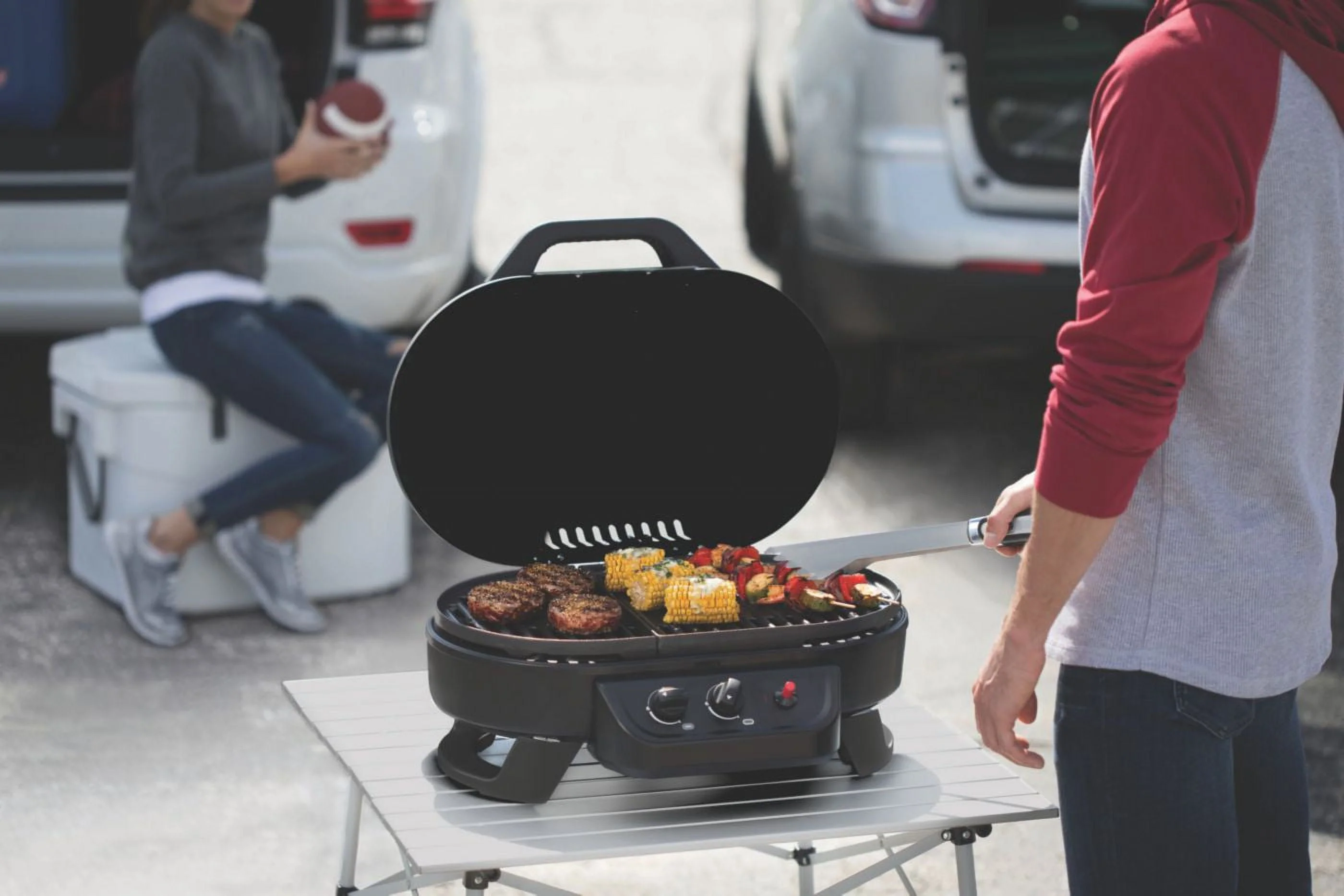Coleman Roadtrip 225 Tabletop Propane Gas Grill, Black - Image 6