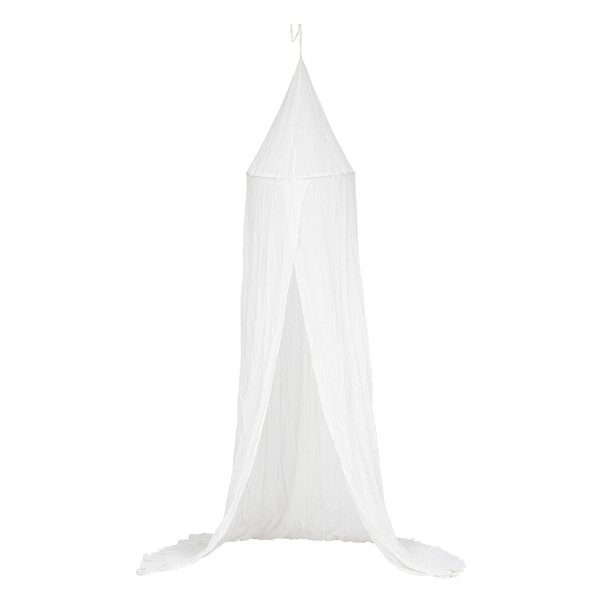Bed canopy "Lili" Cotton gauze, white, h.350 cm