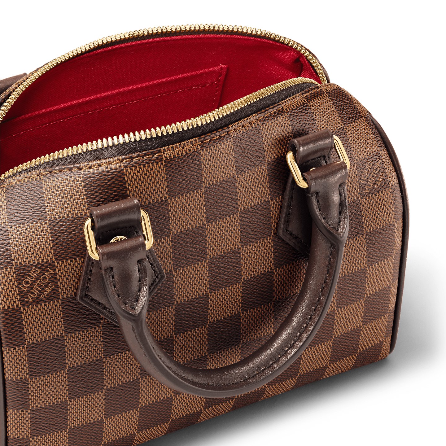Louis Vuitton LV Speedy Bandoulière 20 Damier Ebene Women Handbag1:1High-quality replica