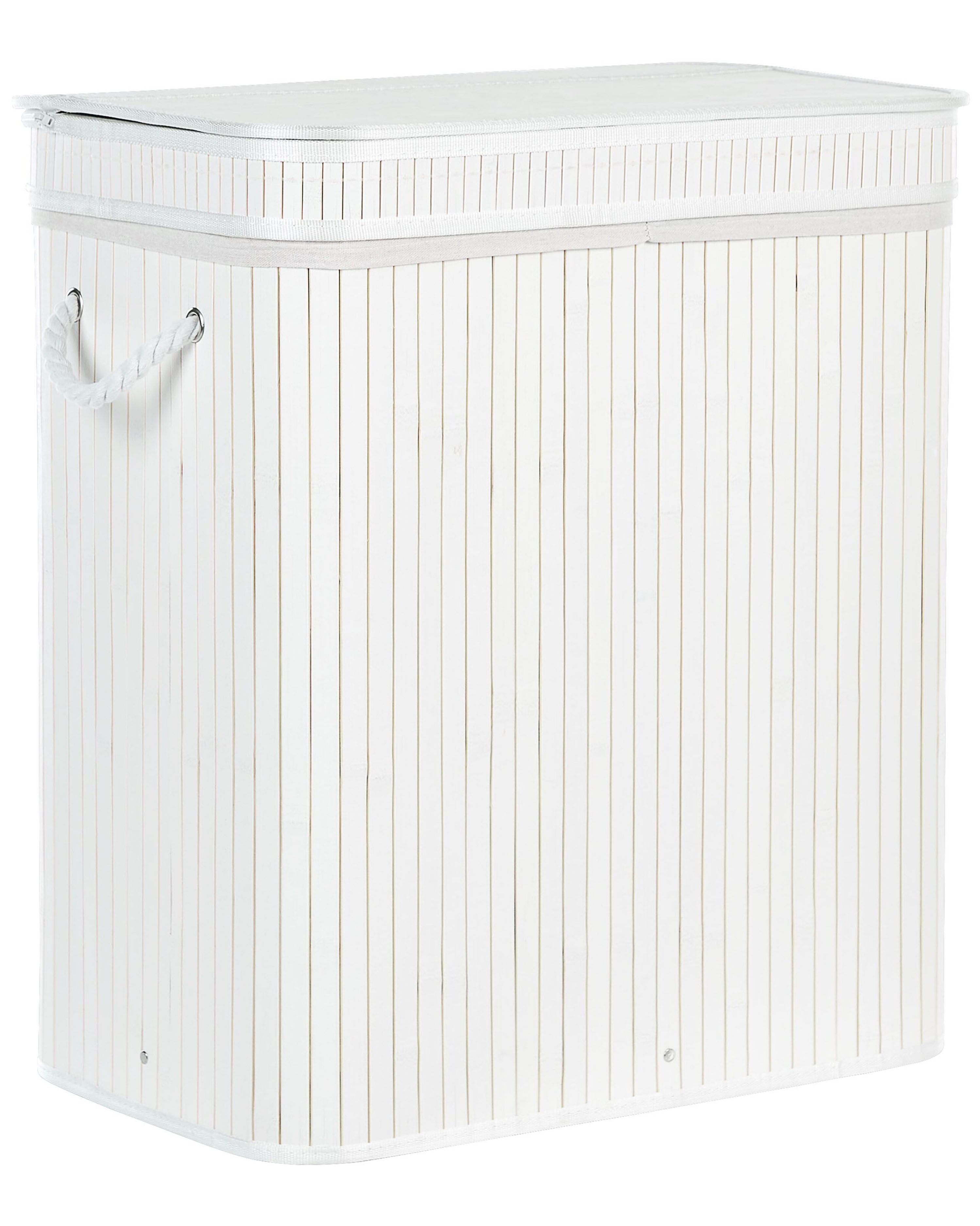 Laundry Basket KALTHOTA Bamboo White 100 L
