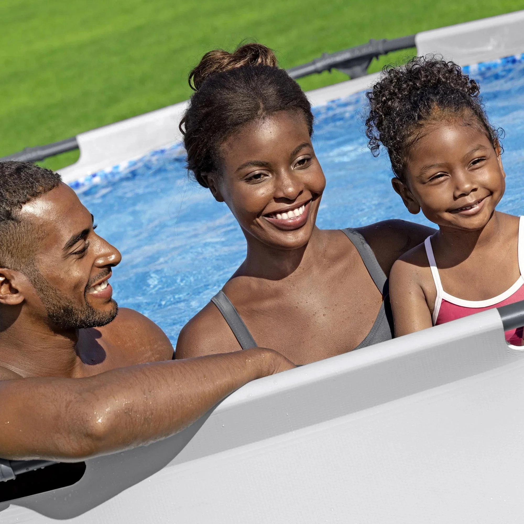 Bestway Steel Frame Above Ground Swimming Pool Set 10' x 30in - 2 Pack - Image 6 Bestway Steel Frame Above Ground Swimming Pool Set 10' x 30in - 2 Pack - Image 6