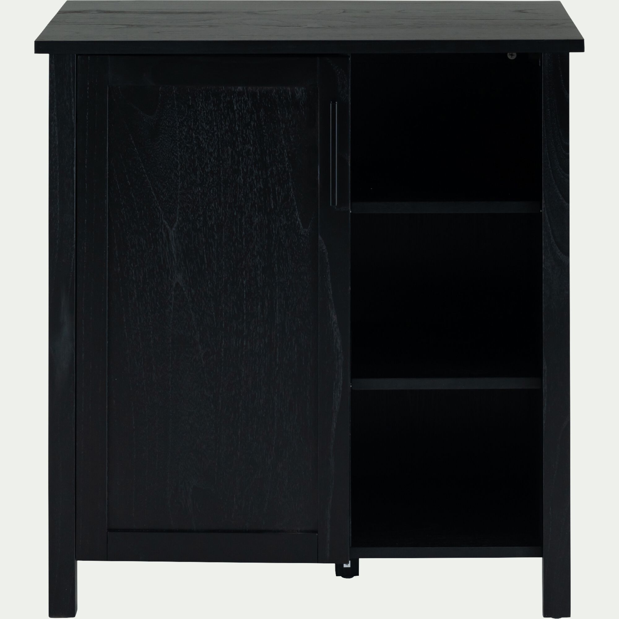 VALLAURIS - Meuble sous-vasque simple et 1 porte en bois de cèdre - L80cm