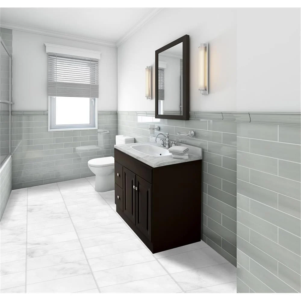 Design House Wyndham 36" Solid Wood Ready to Assemble 2-Door and 2-Drawer Bathroom Vanity Cabinet, White - Image 28