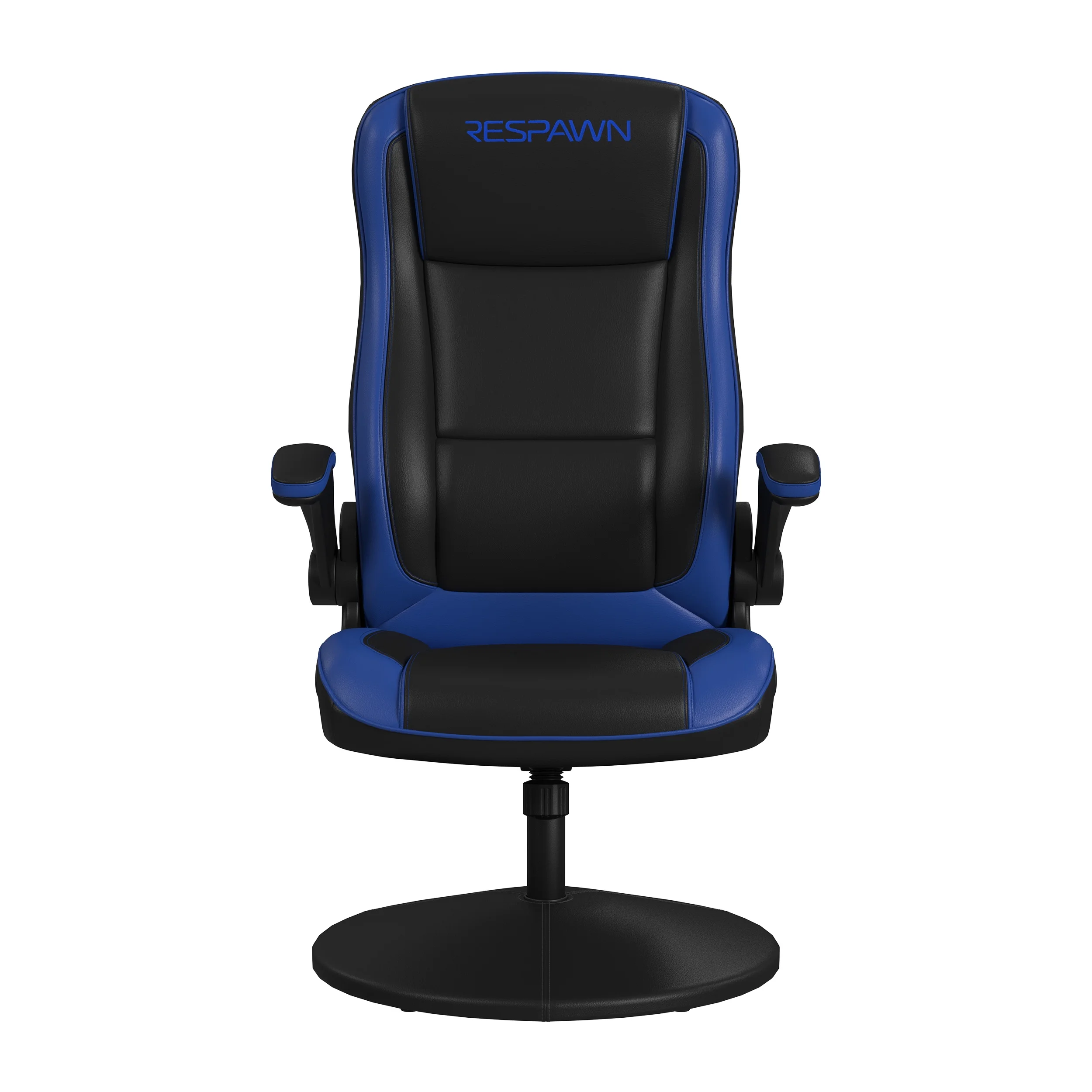 RESPAWN 800 Swivel Rocker Gaming Chair - Ergonomic Floor Gaming Seat with Lumbar Support, Flip Up Armrest, High Back, Pedestal Base, Comfortable No Wheels Console Video Game Rocker Chair - Red - Image 22