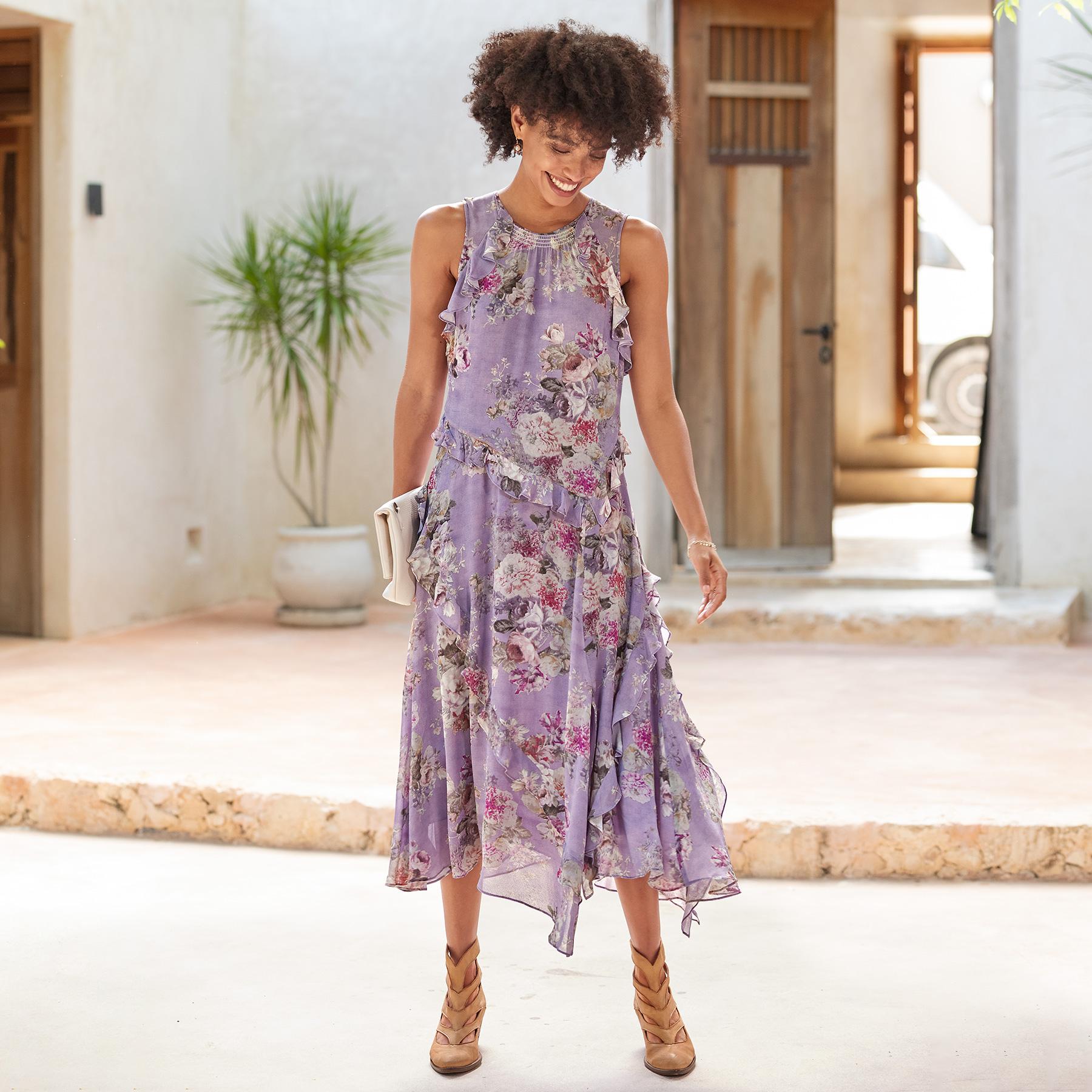 Faye Floral Dress - Sundance Clothing