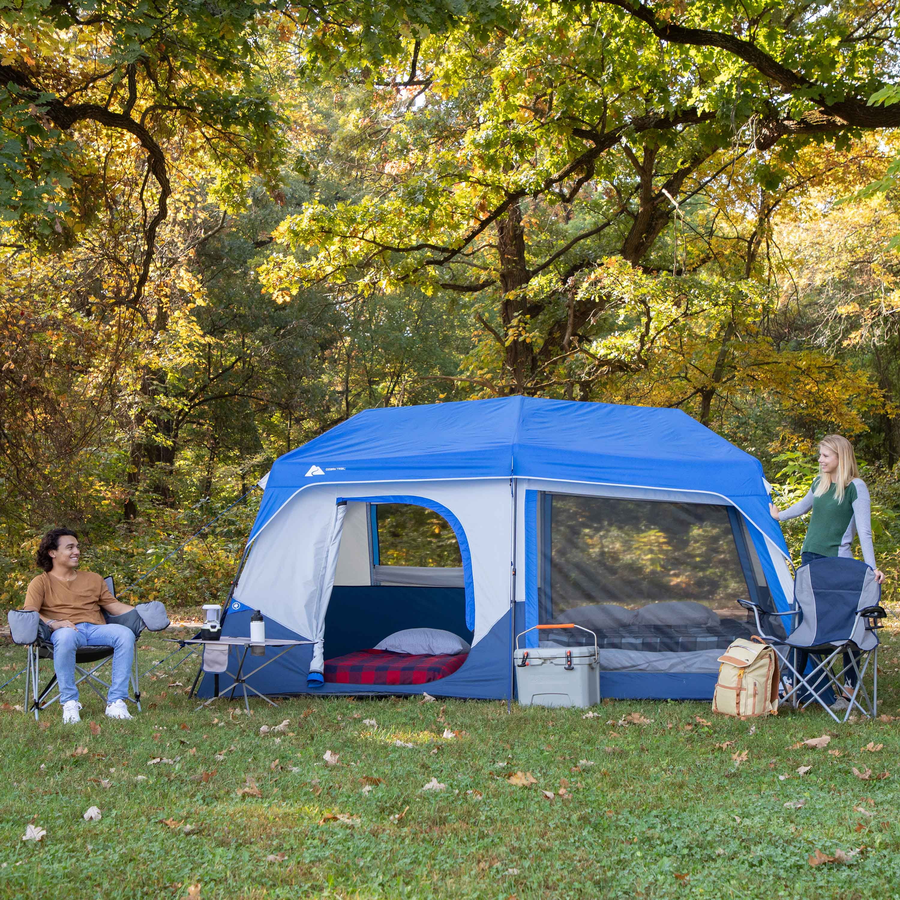 Ozark Trail 10-Person Cabin Tent with LED Lighted Poles - Image 16