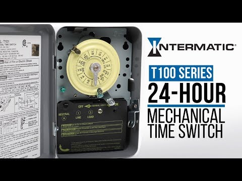 Intermatic 40A 120V 4000W Gray Mechanical Outdoor Timer