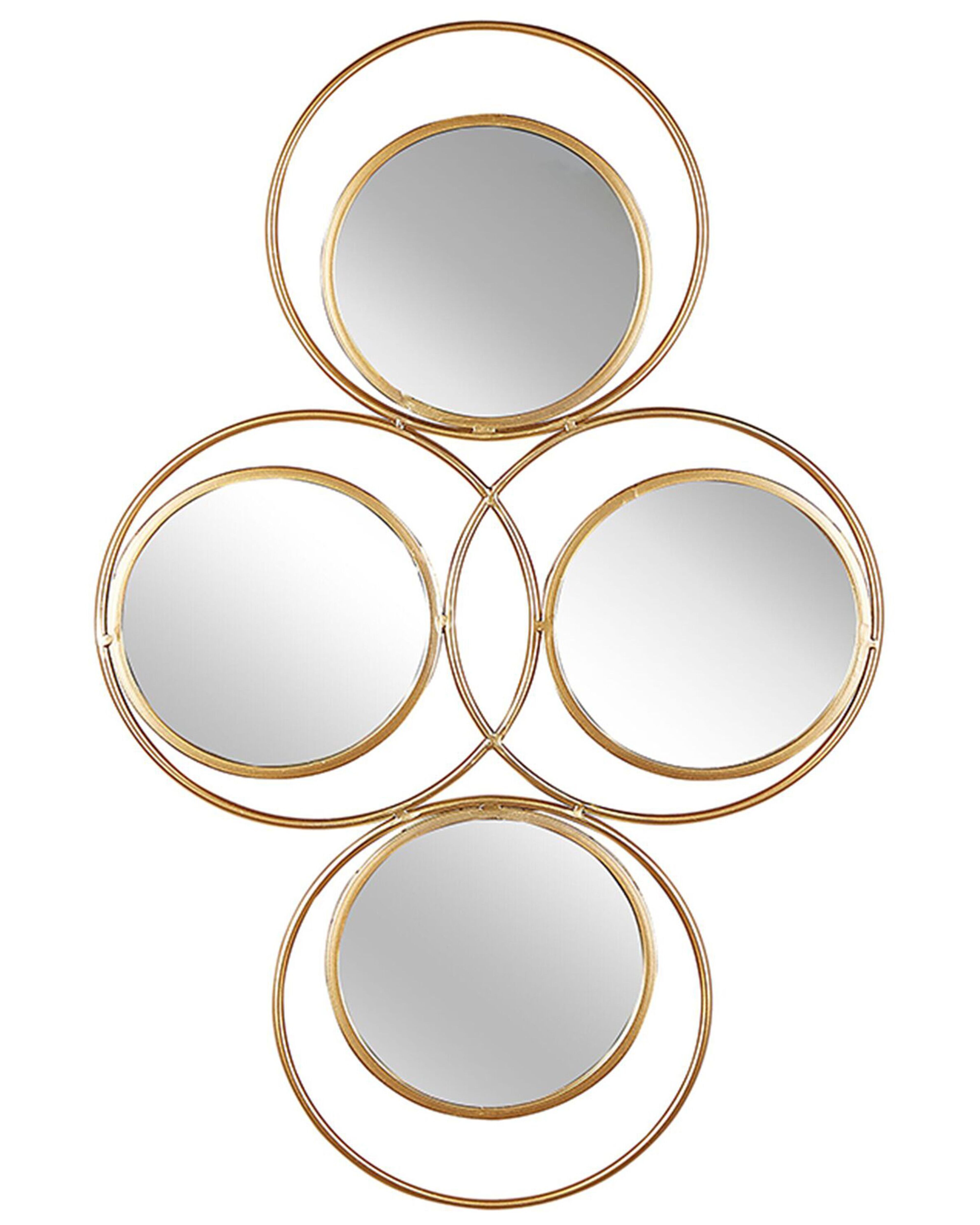 Wall Mirror LESCAR 50 cm 80 cm Metal Gold