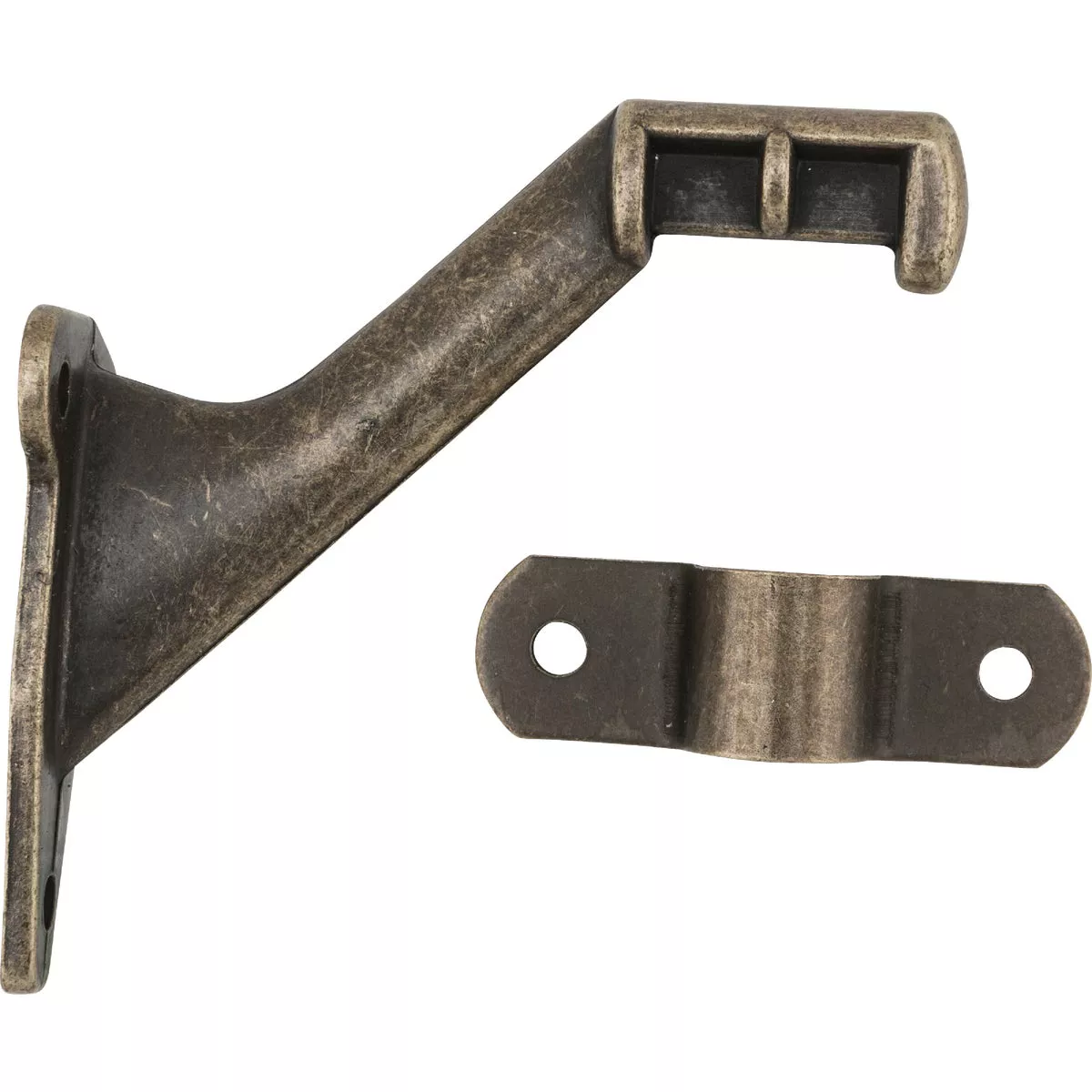 National Hardware Antique Brass Handrail Bracket