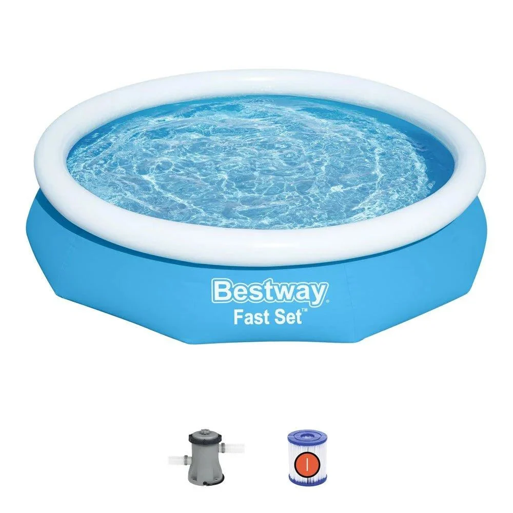 Bestway Fast Set Round Inflatable Pool Set 10 ft x 26 in - Image 3 Bestway Fast Set Round Inflatable Pool Set 10 ft x 26 in - Image 3