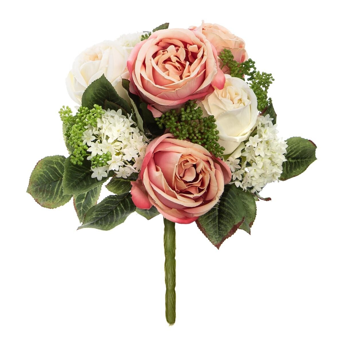 Artificial round bouquet H.35 cm