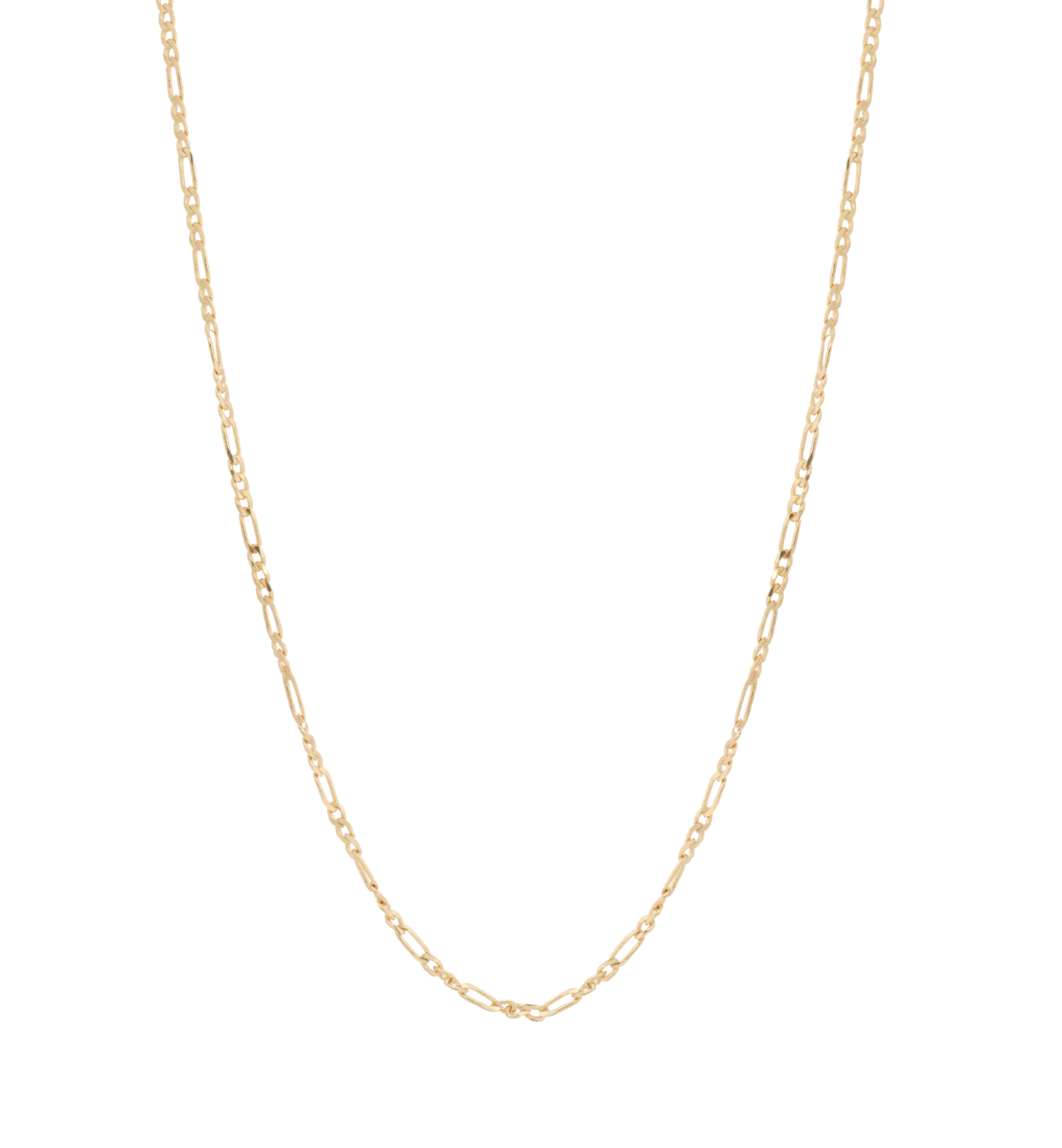 Collier Figaro Chain Necklace 14K