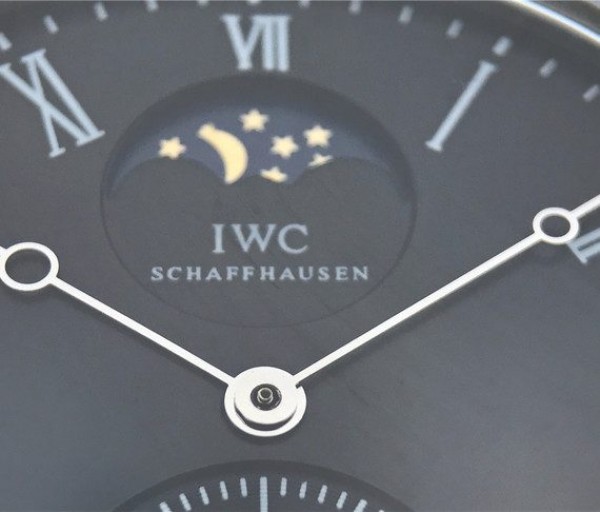 Replica IWC Vintage IW544801 Black Dial Black Leather Strap - Top club