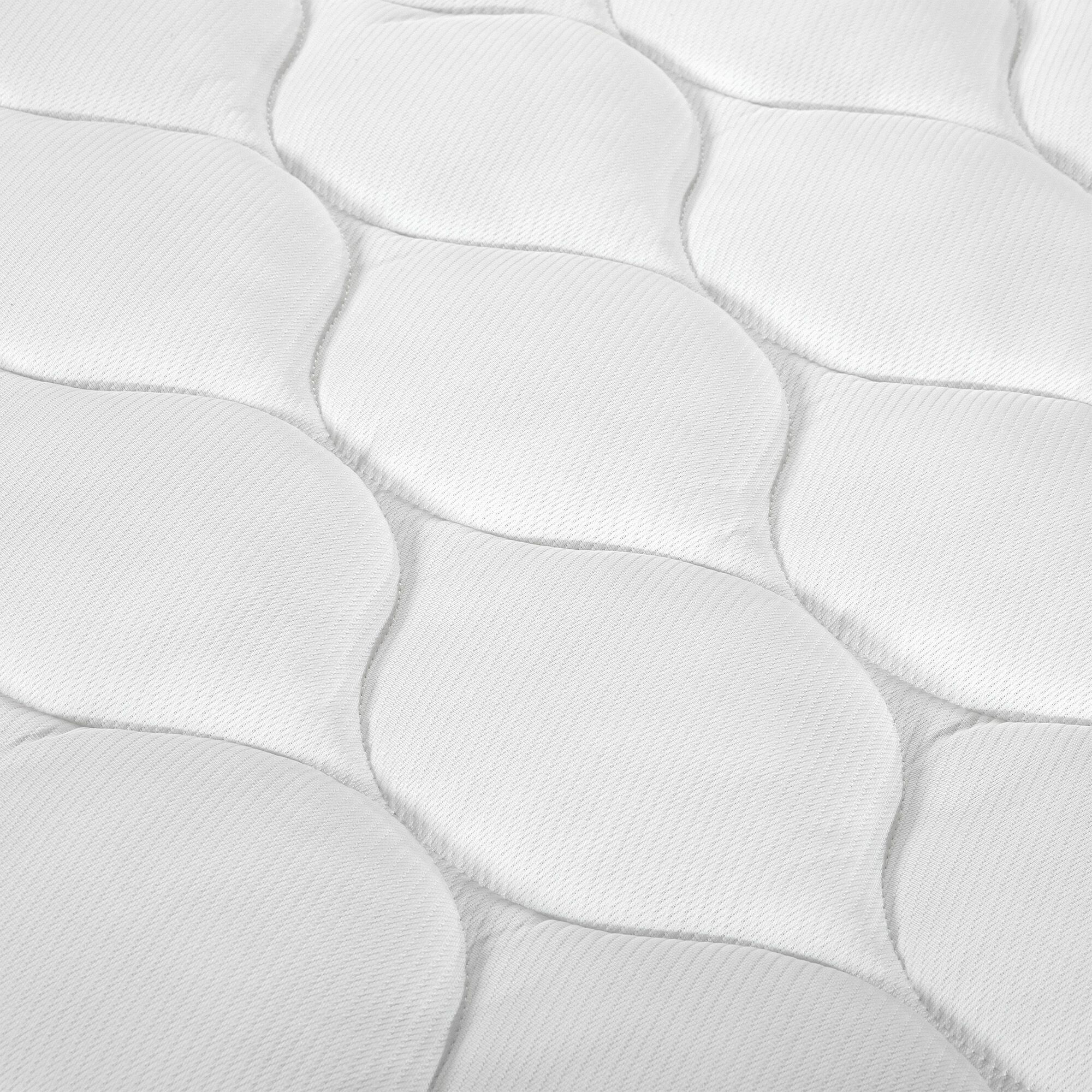 MADIE - Matelas alinea en mousse accueil équilibré 15cm 90x190cm - blanc