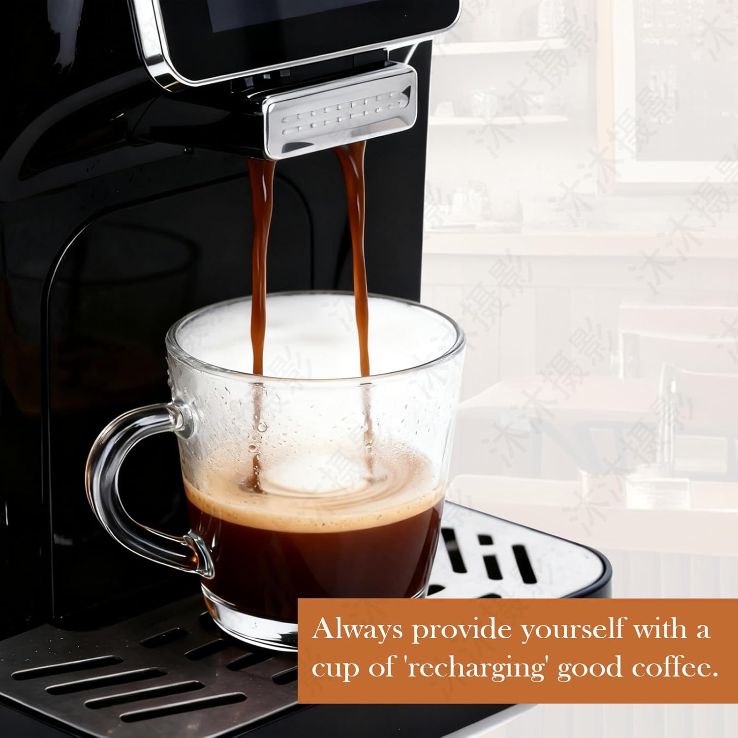 Fully Automatic Espresso Coffee Machine with Milk Cooler 4.3