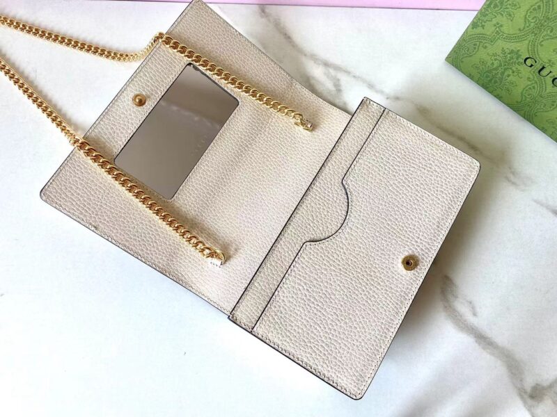 Replica Gucci GG Marmont Chain Bag White1:1High-quality replica
