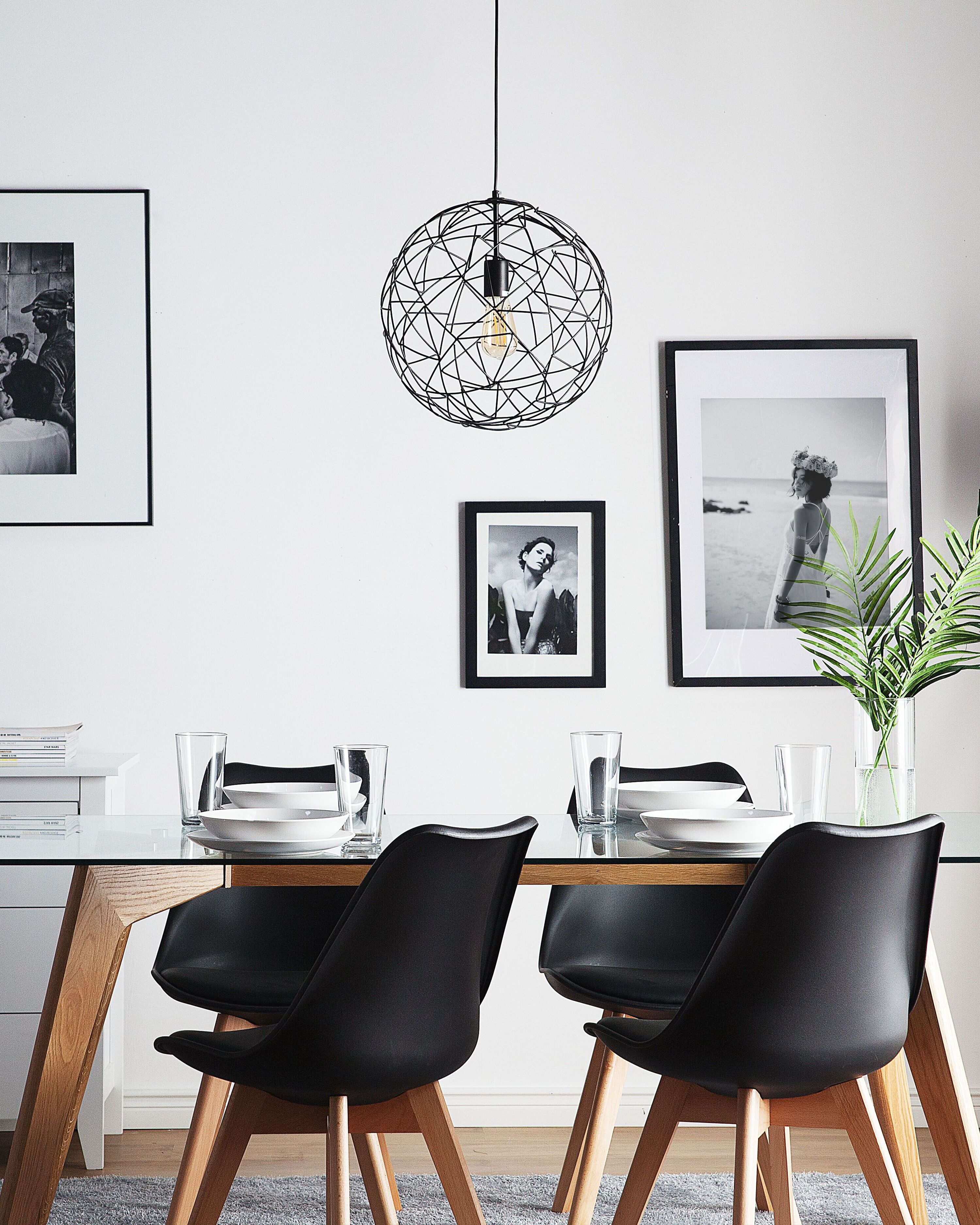 Pendant Lamp LEMME Metal Black