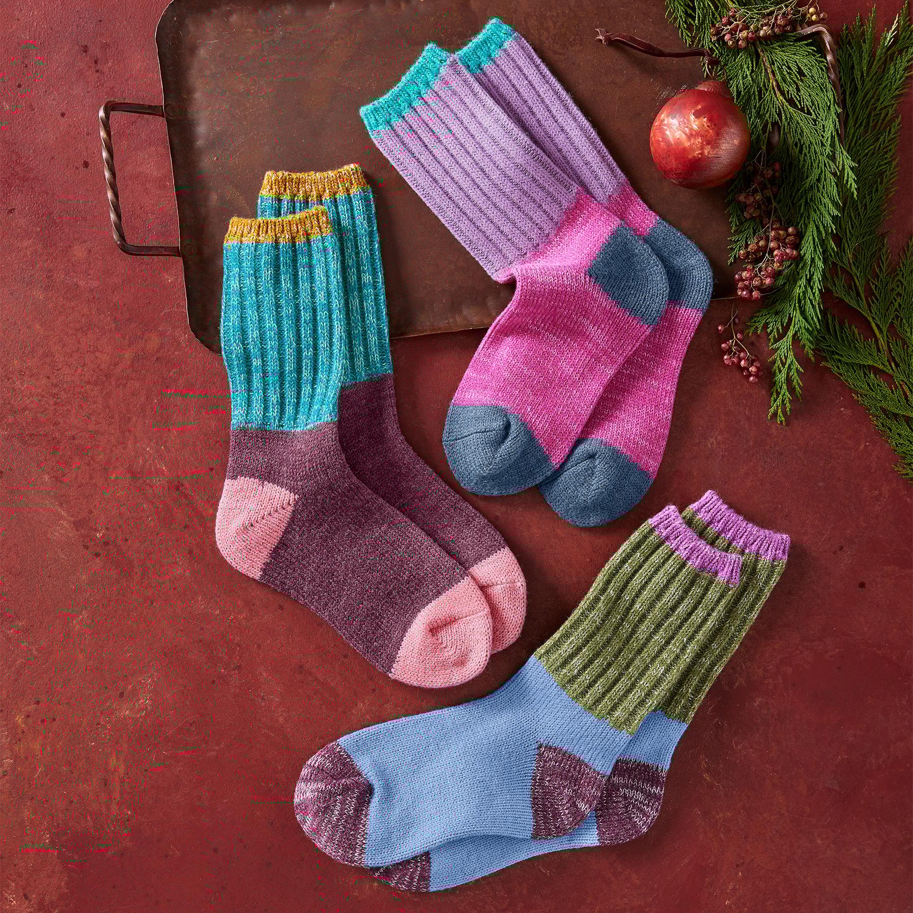 Alpine Ragg Socks, Set Of 3 - Sundance Clothing