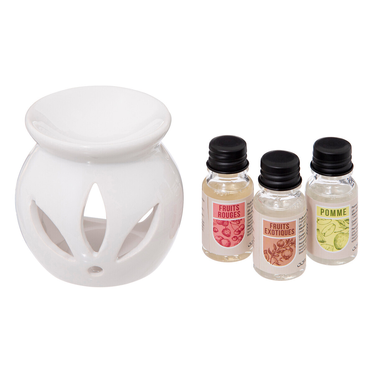 Perfume burner with 3 oils Fruit, 10ml