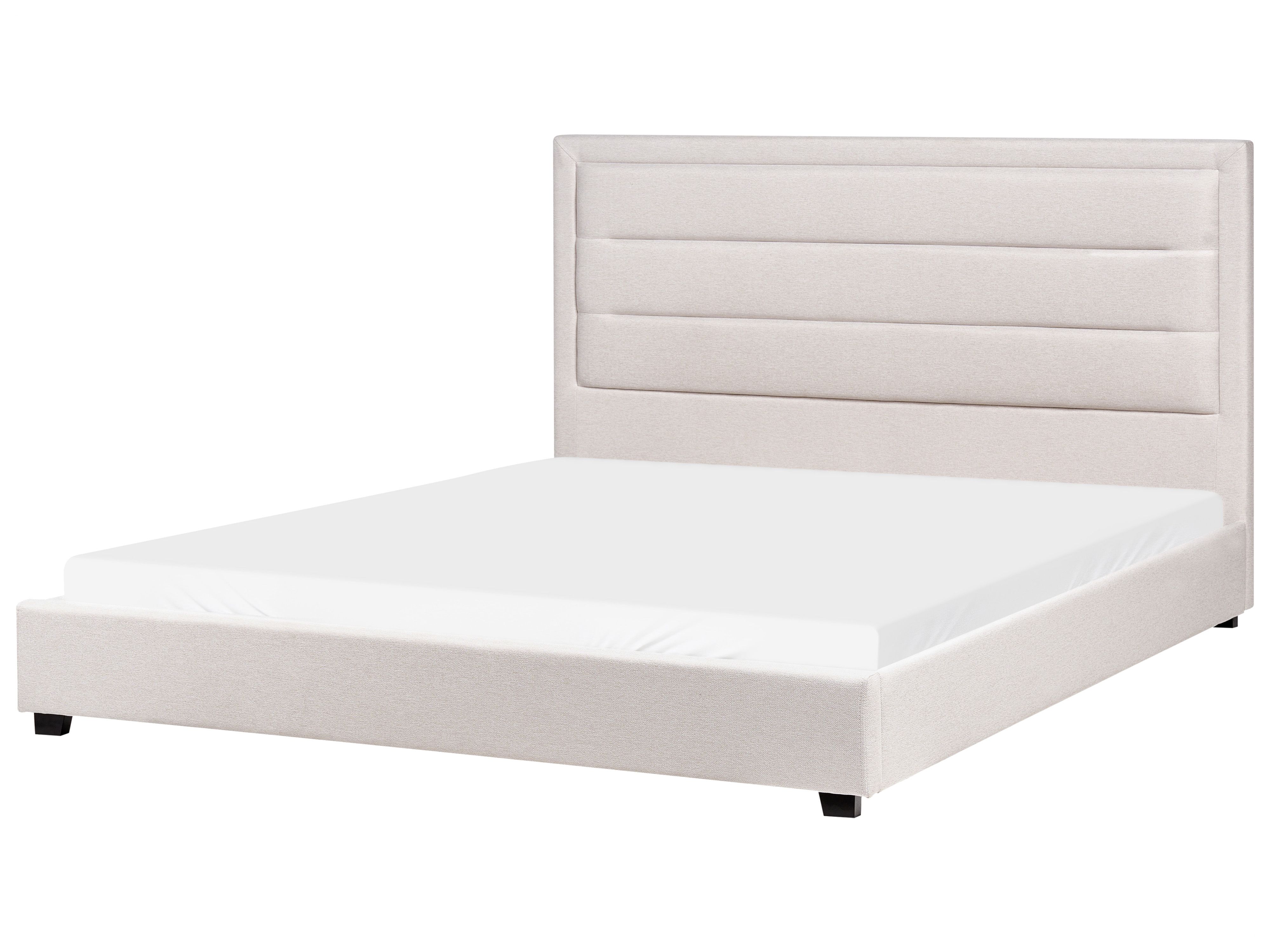 Bed Fabric ROUEN 180 x 200 cm (EU Super King) Light Beige