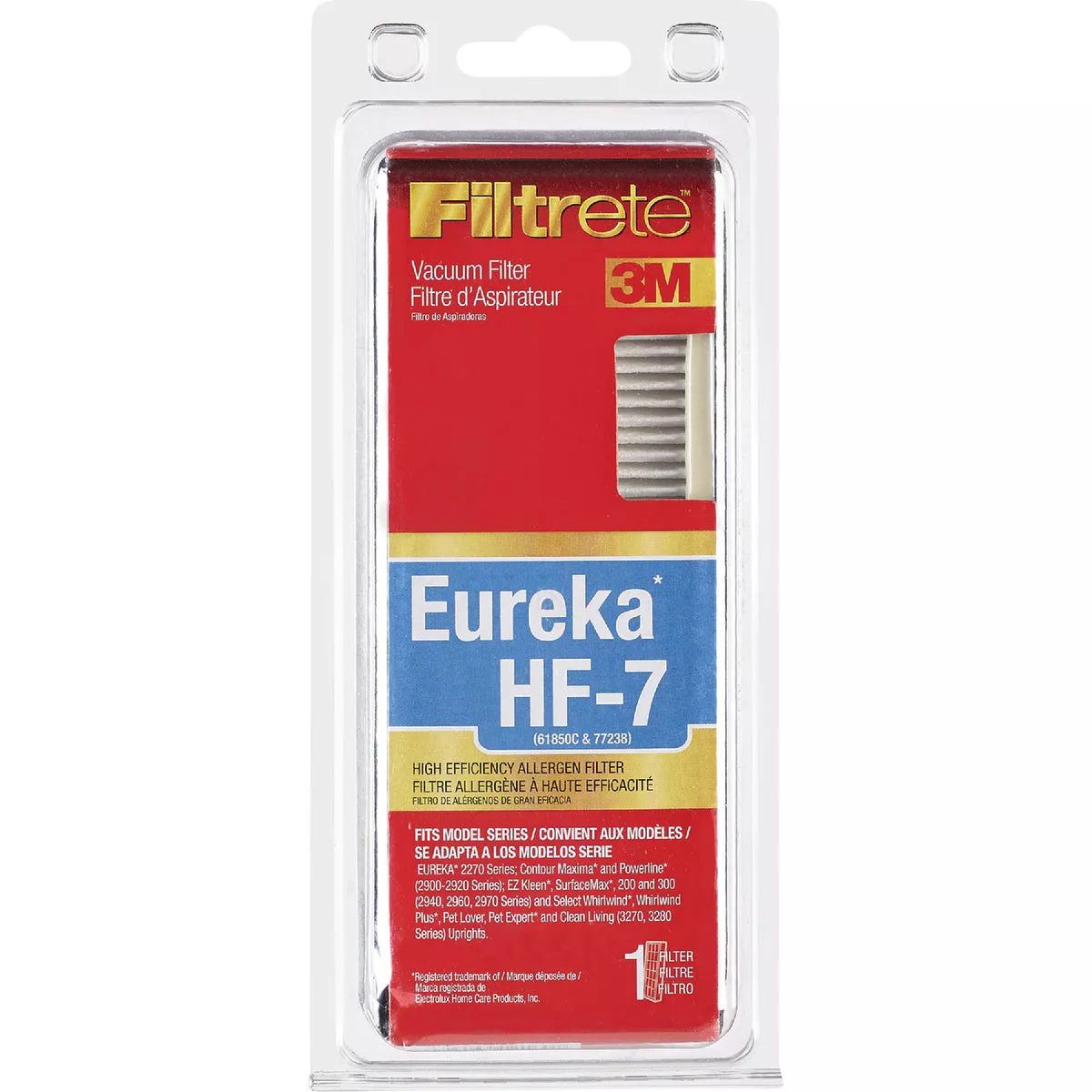 3M Filtrete Eureka Type HF7 High Efficiency 2270, 2900, & 3270 Series Vacuum Filter