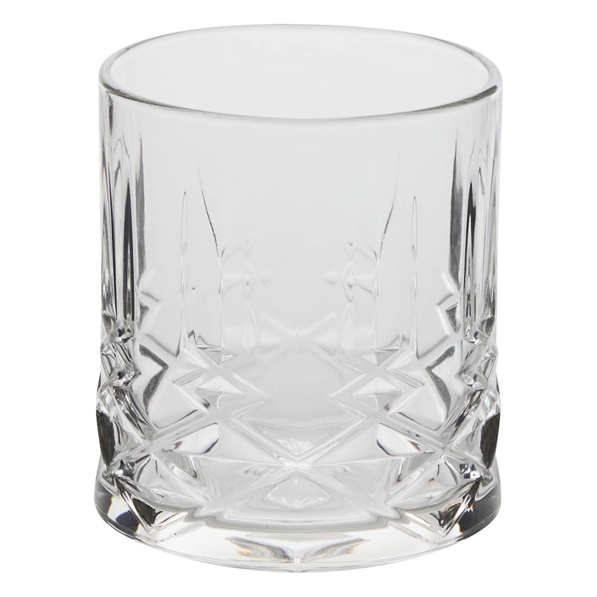 Set of 4 low tumblers "Gaspard" Glass, Transparent