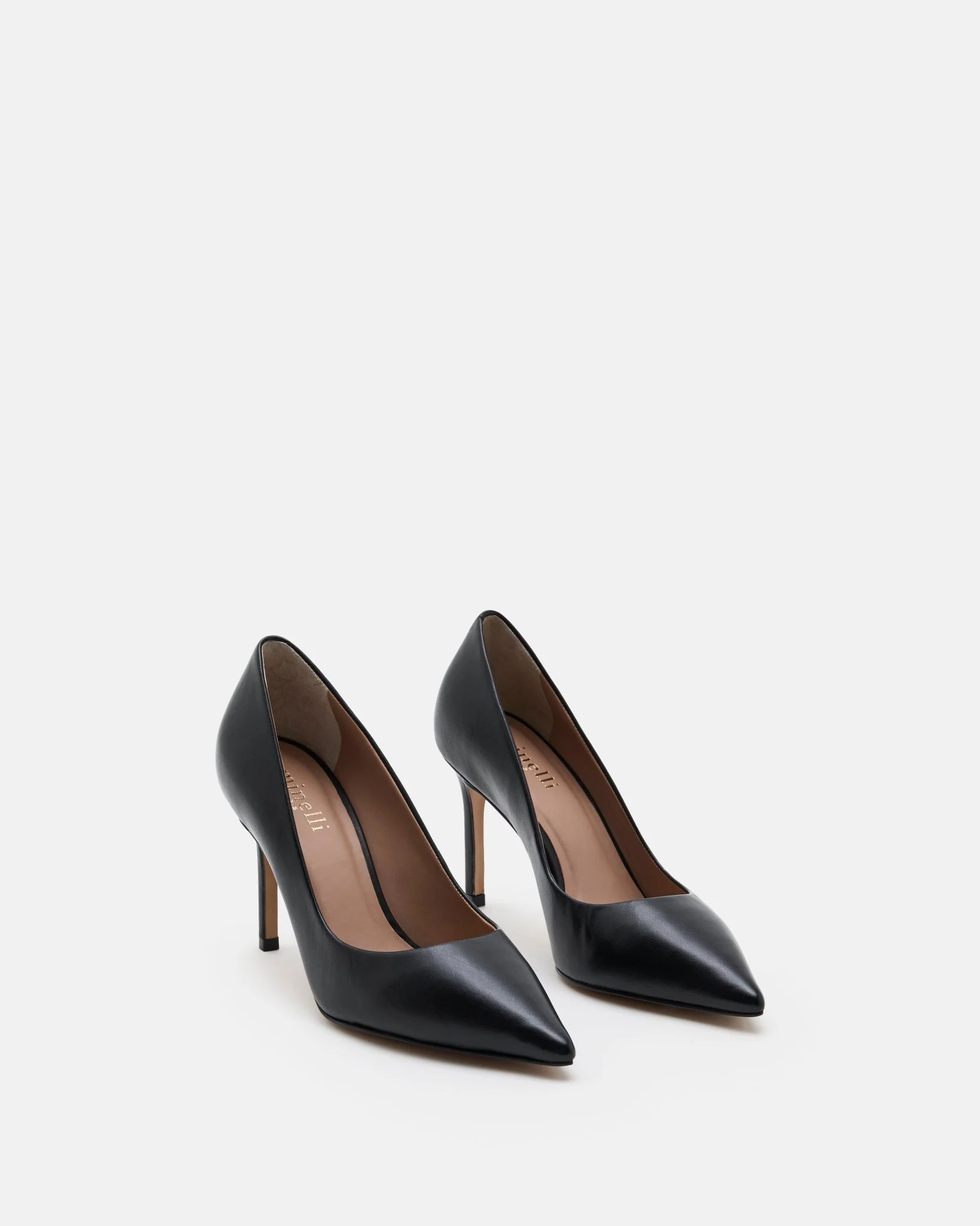 ESCARPINS KAROLINA - En cuir à bouts pointus noir