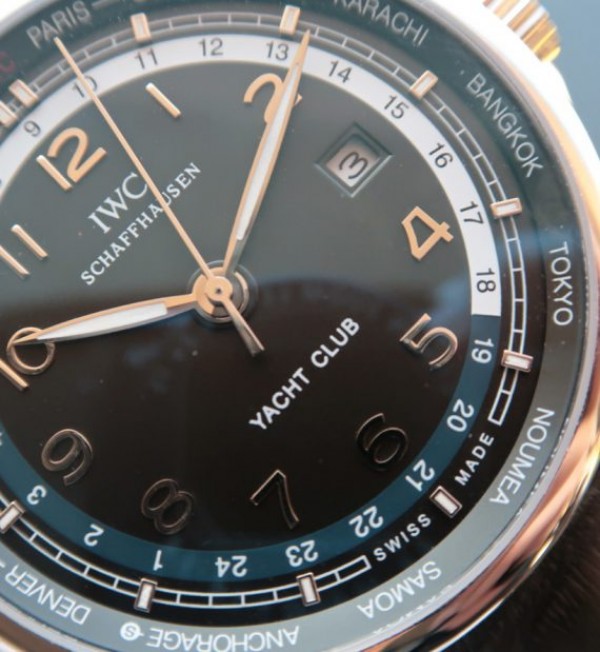 Replica IWC Portuguese Automatic Yacht Club Black Dial - Elite Watch Atelier
