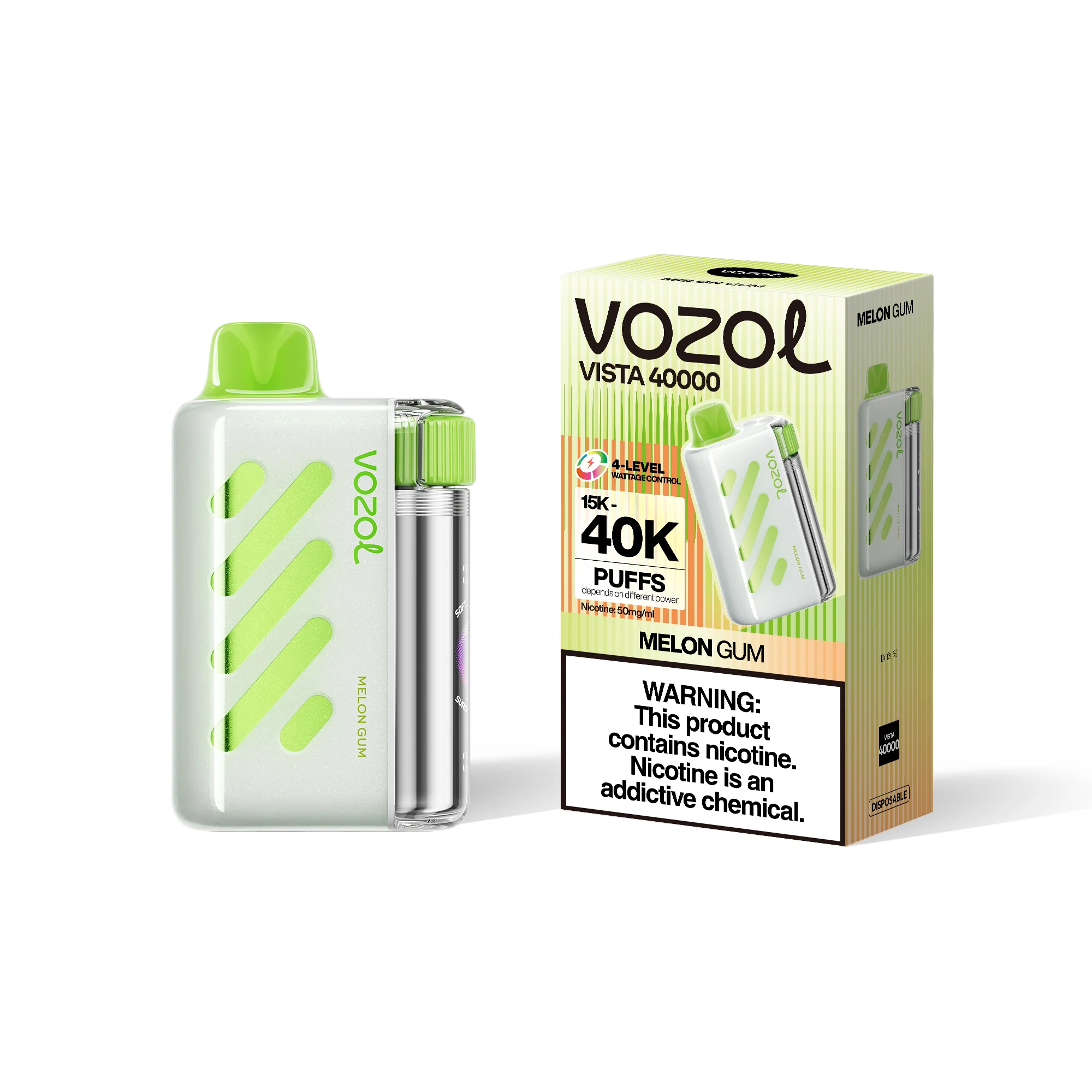 VOZOL VISTA 40K jednorazowy e-papieros (wszystkie smaki)
