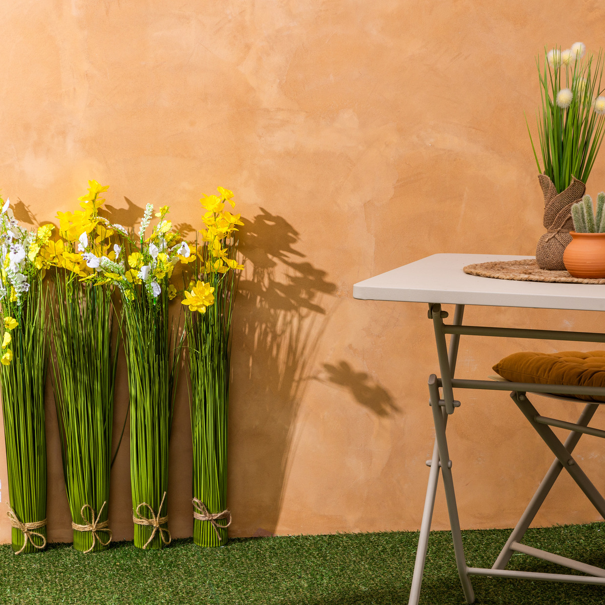 Bundle of artificial flowers "Ludo" H.80 cm