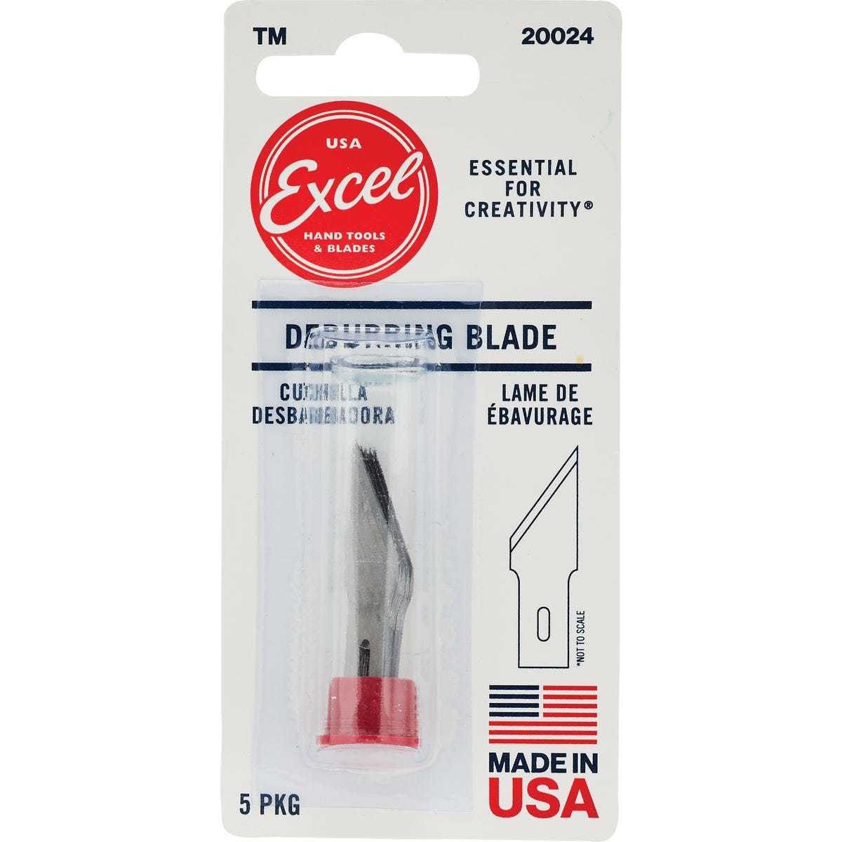 Excel Blades No. 24 Deburring Blades (5-Pack)