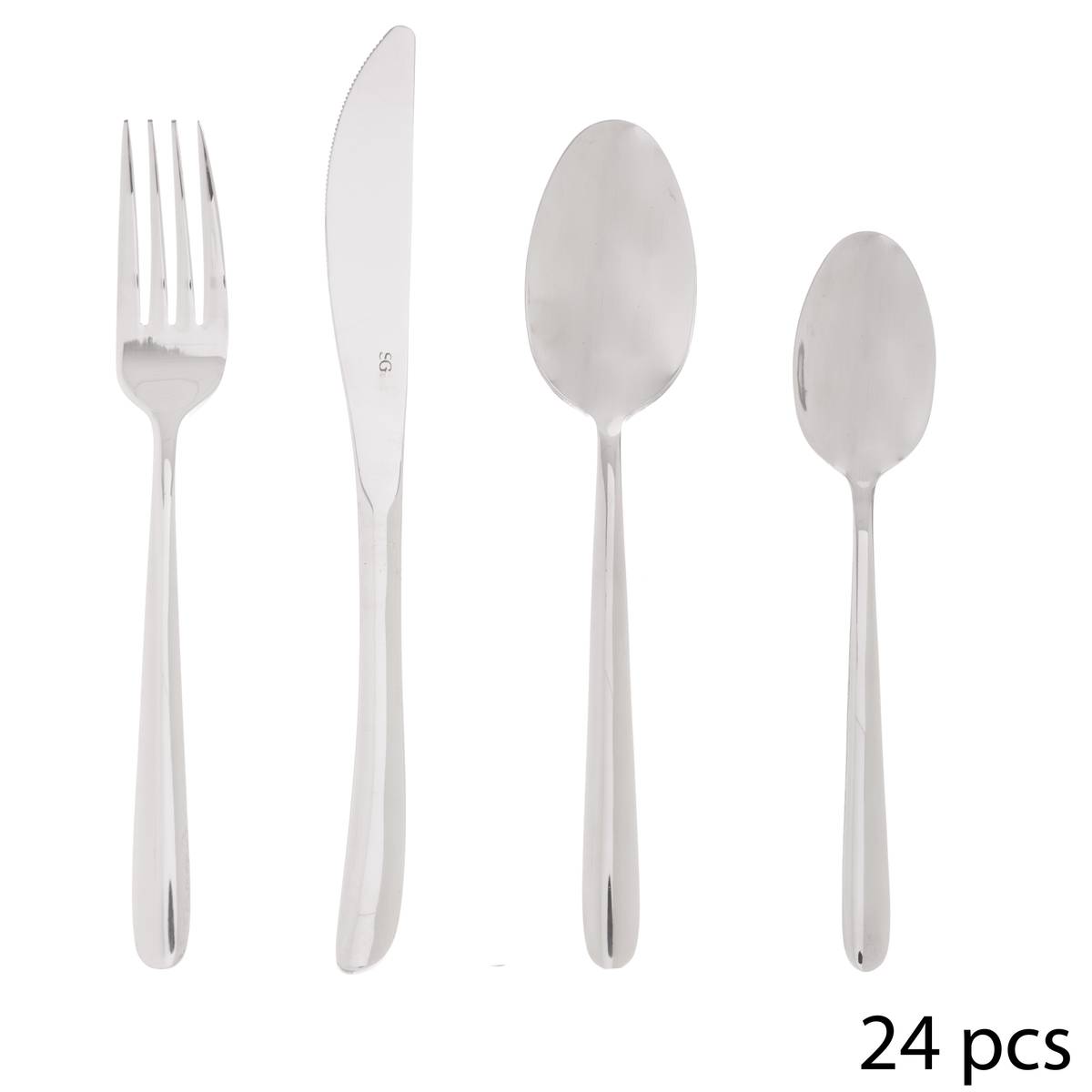 24-piece cutlery set "Orba" Silver