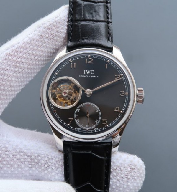 Replica IWC YLF AZ Portuguese Tourbillon Black Dial A98900 - Top club