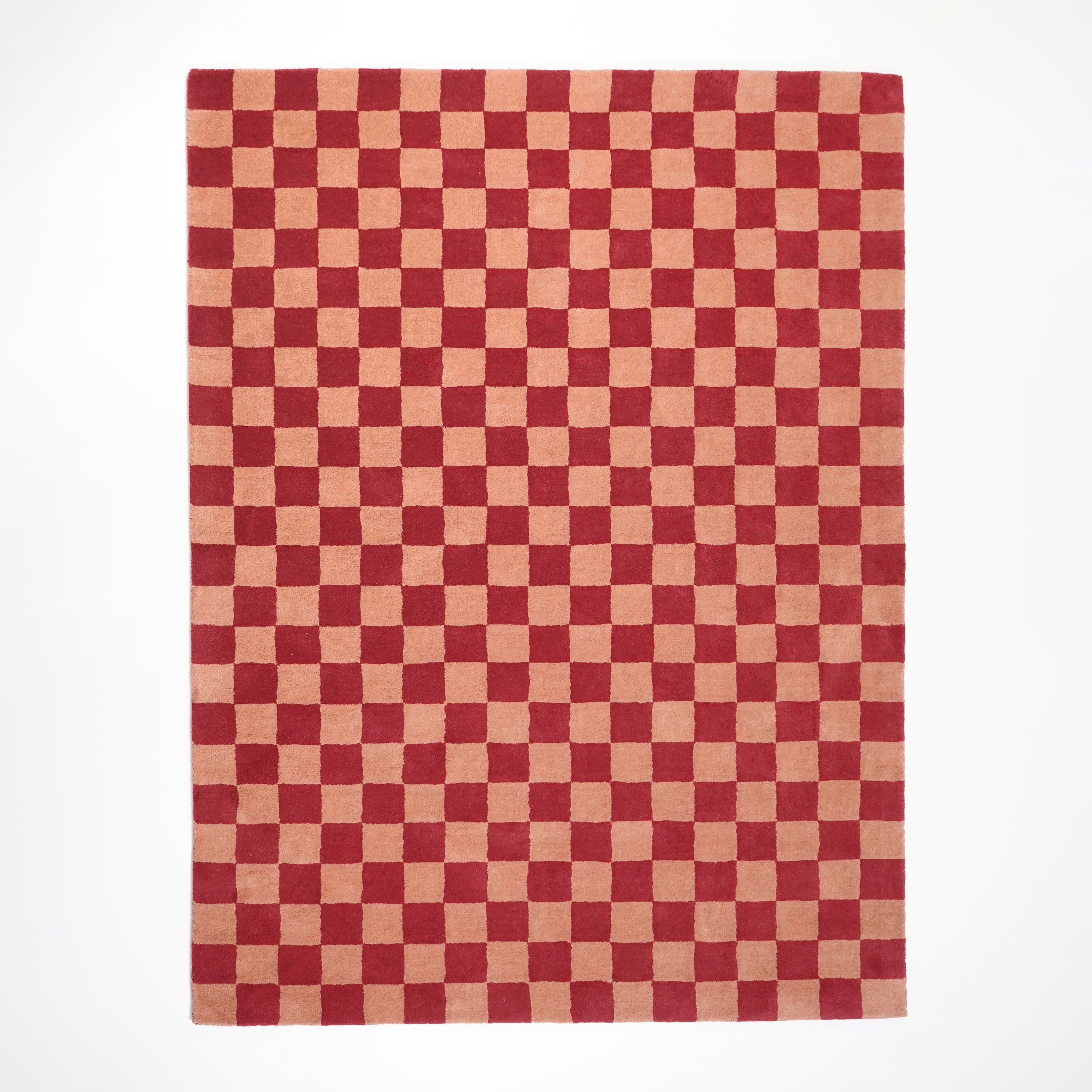 Blokker Check Vloerkleed 170 x 240 cm - Rood