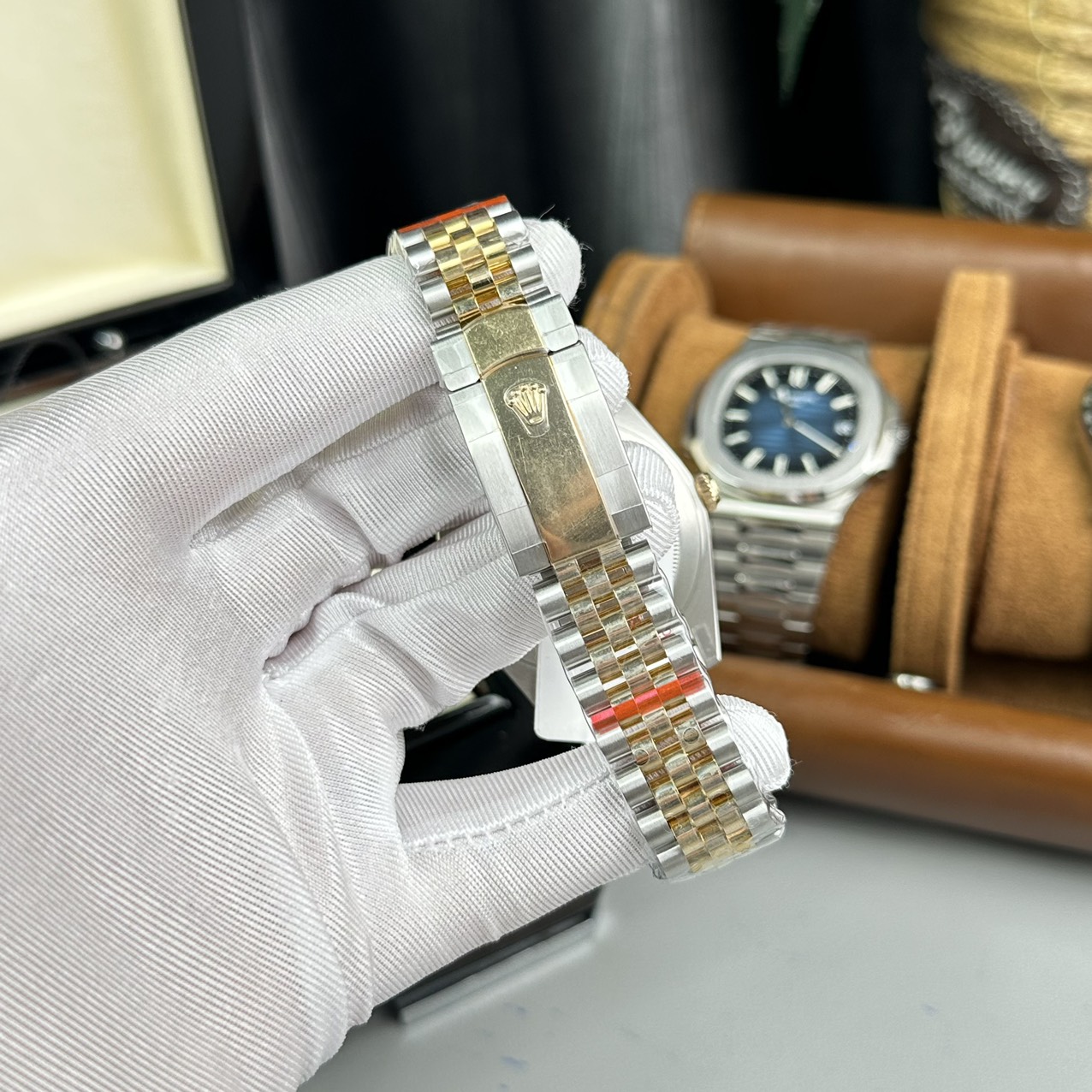Rolex DateJust Replica Watch Gold Wrapped Jubilee Strap GM Factory 41mm - Top club