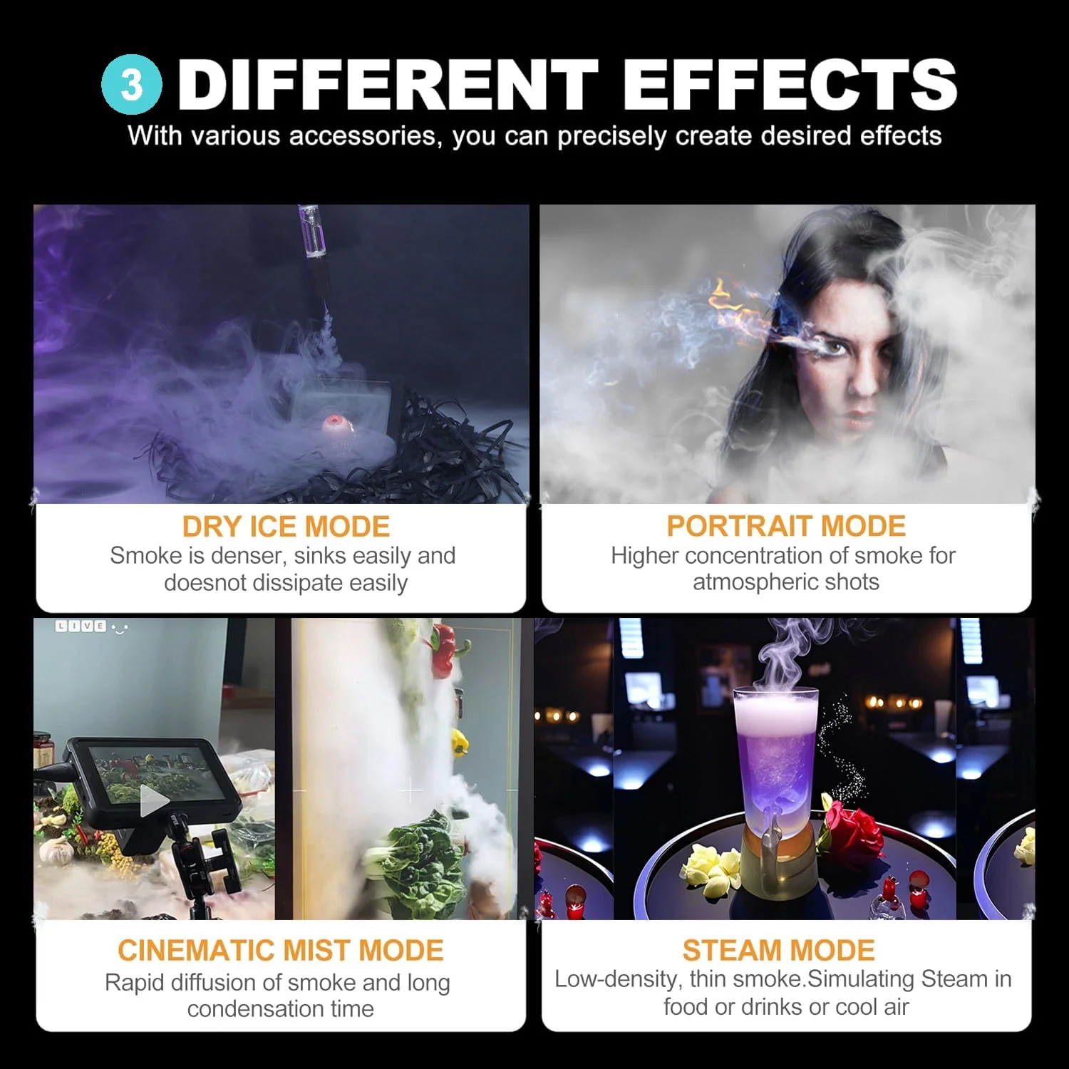 Portable Mini Smoke Machine Handheld fog Machine for Photography Cosplay Smoke Making Machine Outdoor Events, Parties - Image 3 Portable Mini Smoke Machine Handheld fog Machine for Photography Cosplay Smoke Making Machine Outdoor Events, Parties - Image 3