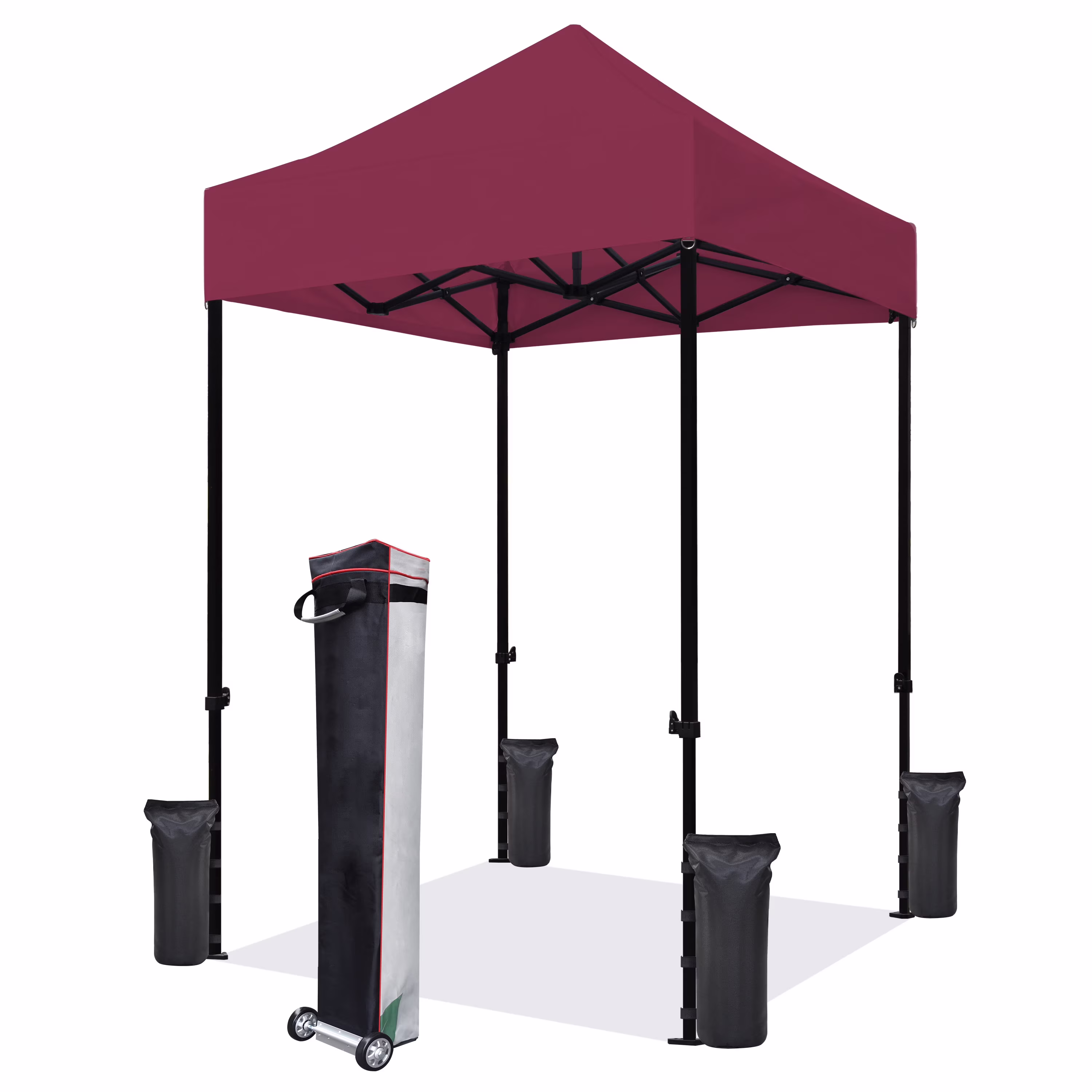 Eurmax 5x5 Pop up Canopy Outdoor Heavy Duty Tent,Ruby - Image 21